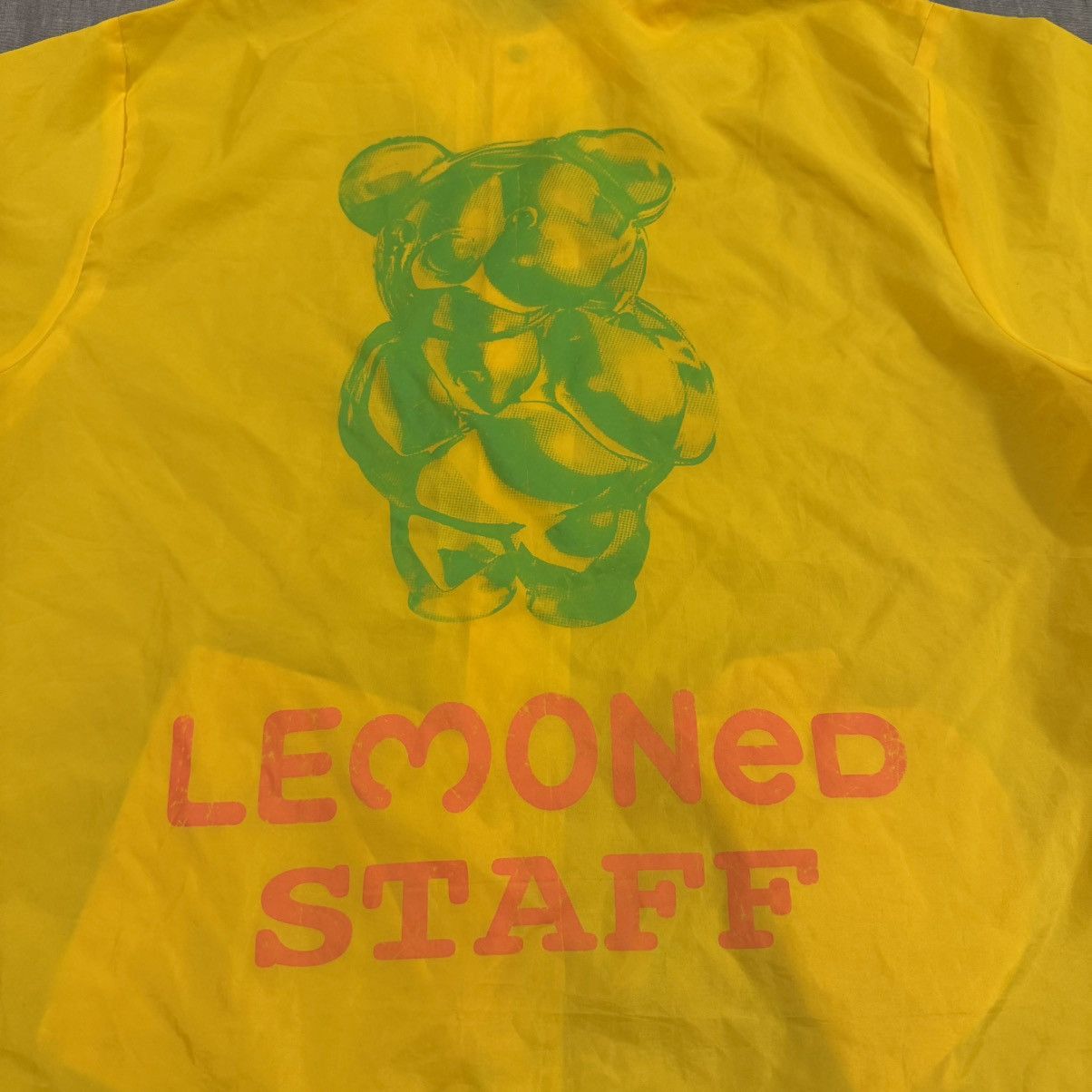 Other Hide ( X Japan ) Raincoat Official Merchandise Tag Lemoned Size US XL / EU 56 / 4 - 4 Thumbnail