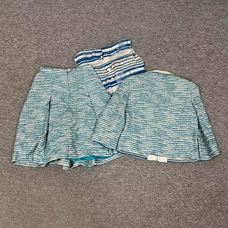 Chanel Chanel Baby Blue ThreePiece Set -2505 Size US 34 / EU 50 - 2 Thumbnail