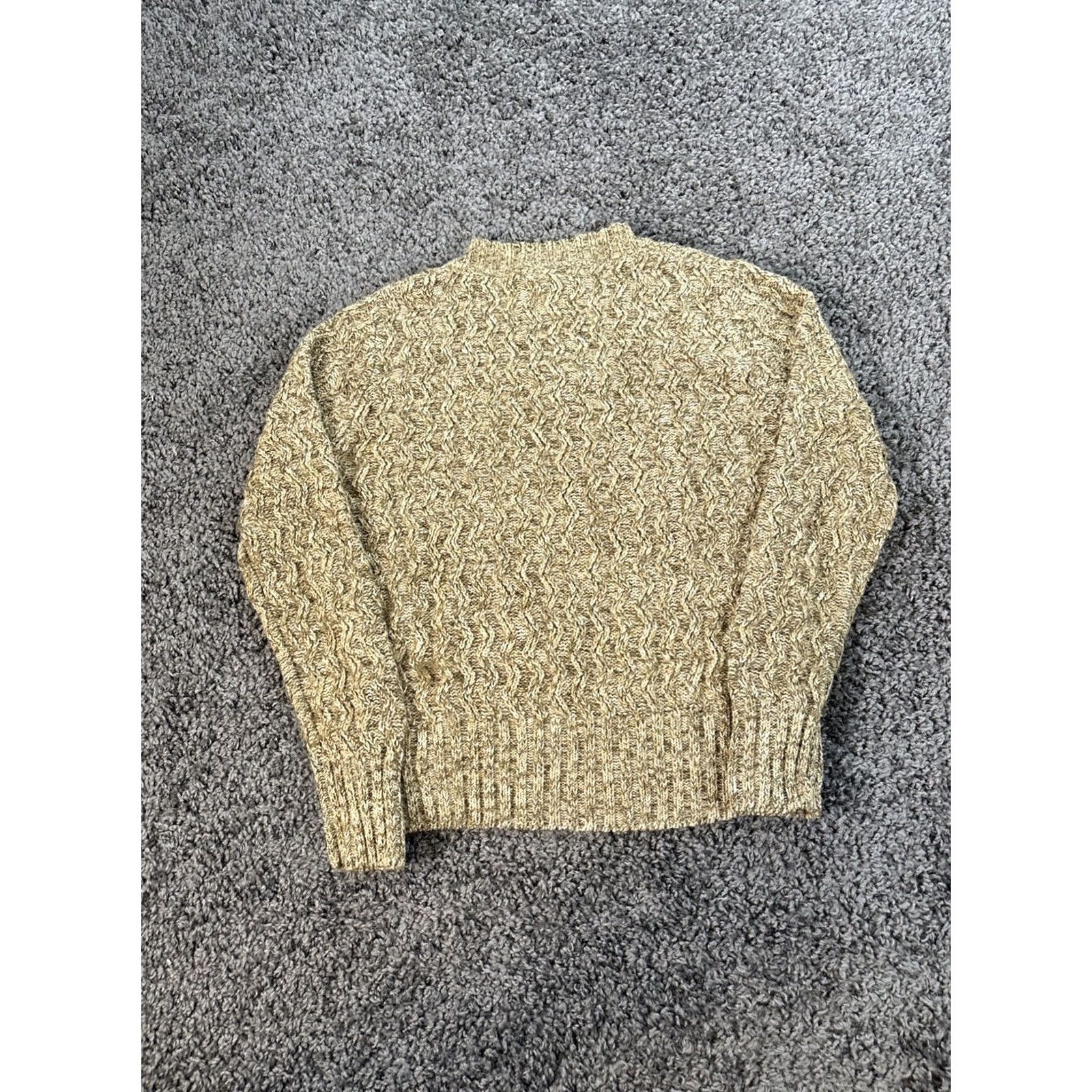 Vintage VINTAGE Dressbarn Sweater Dressbarn Women Medium Brown Cable-Knit Fisherman 90s Pullover Mens? Size M / US 6-8 / IT 42-44 - 5 Thumbnail
