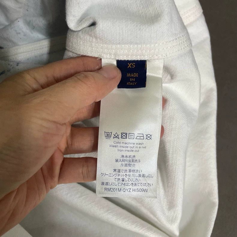 Louis Vuitton Louis Vuitton White and blue gradient full print denim jac Size US XS / EU 42 / 0 - 6 Thumbnail