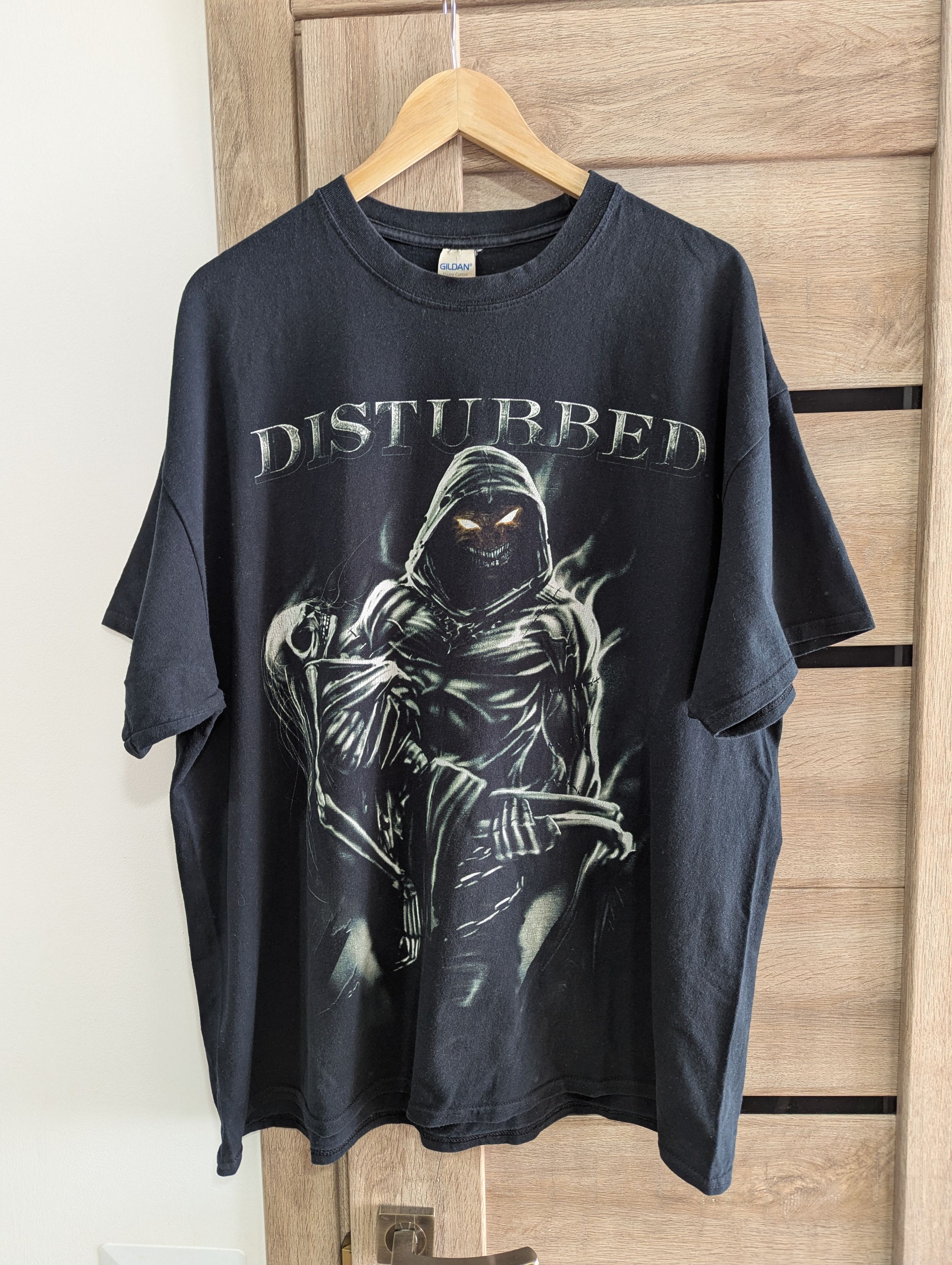 Band Tees × Vintage Vintage 2011 DISTURBED LOST SOULS BLACK T-SHIRT size XL-XXL Size US XXL / EU 58 / 5 - 1 Thumbnail