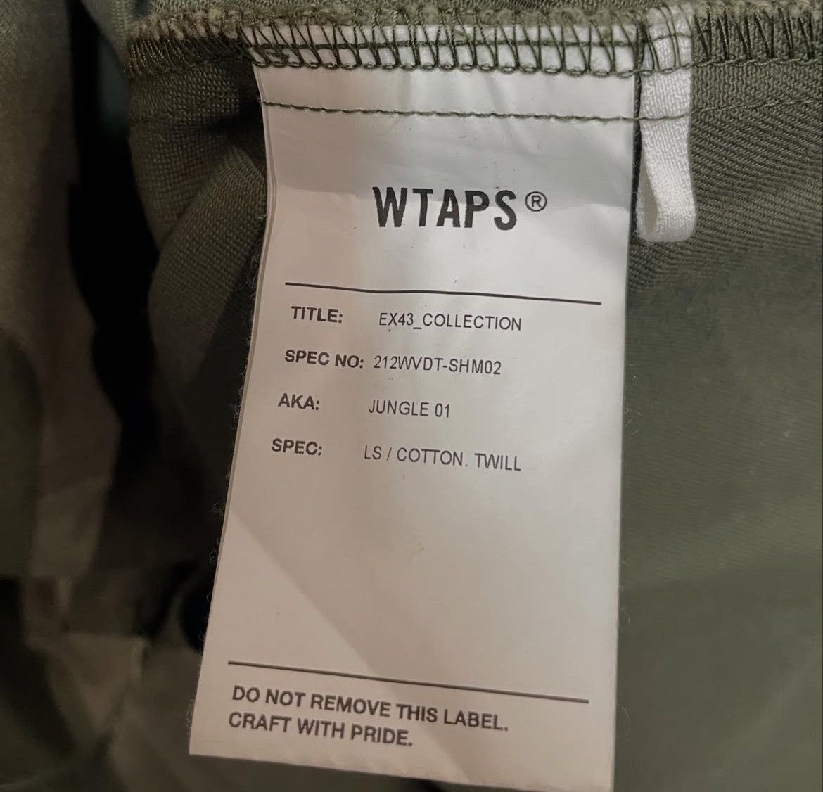 Wtaps 2000s Wtaps Jungle Brain Ls Cotton Twill Embroidery Jacket Size US XL / EU 56 / 4 - 7 Thumbnail
