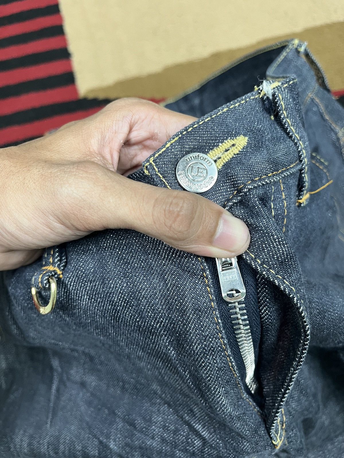 uniform experiment Uniform Experiment By Sophnet Japanese Brand Denim Pants Size US 31 - 5 Thumbnail