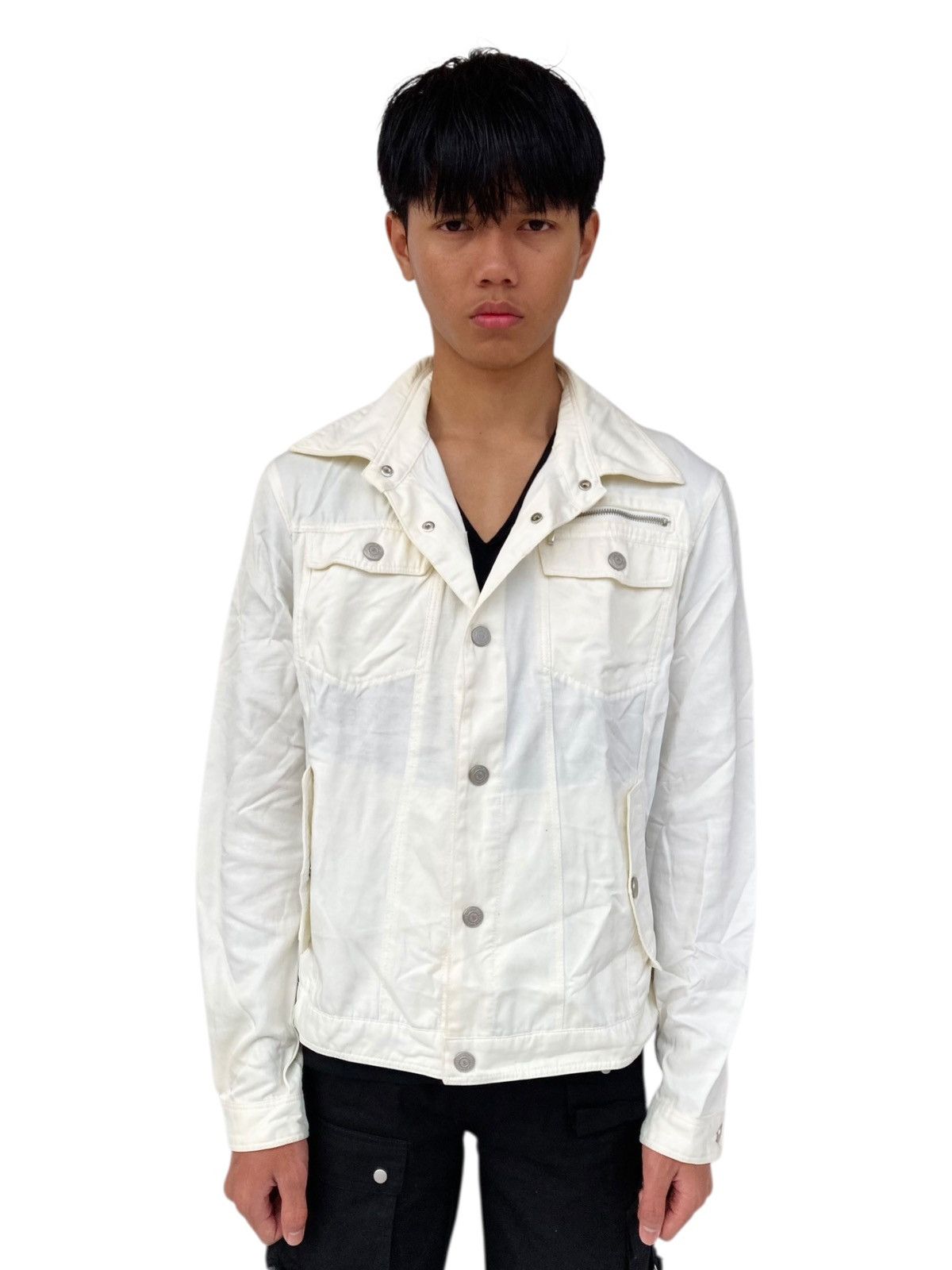 If Six Was Nine 2000s Tornado Mart - Work Denim Jacket Size US M / EU 48-50 / 2 - 1 Thumbnail