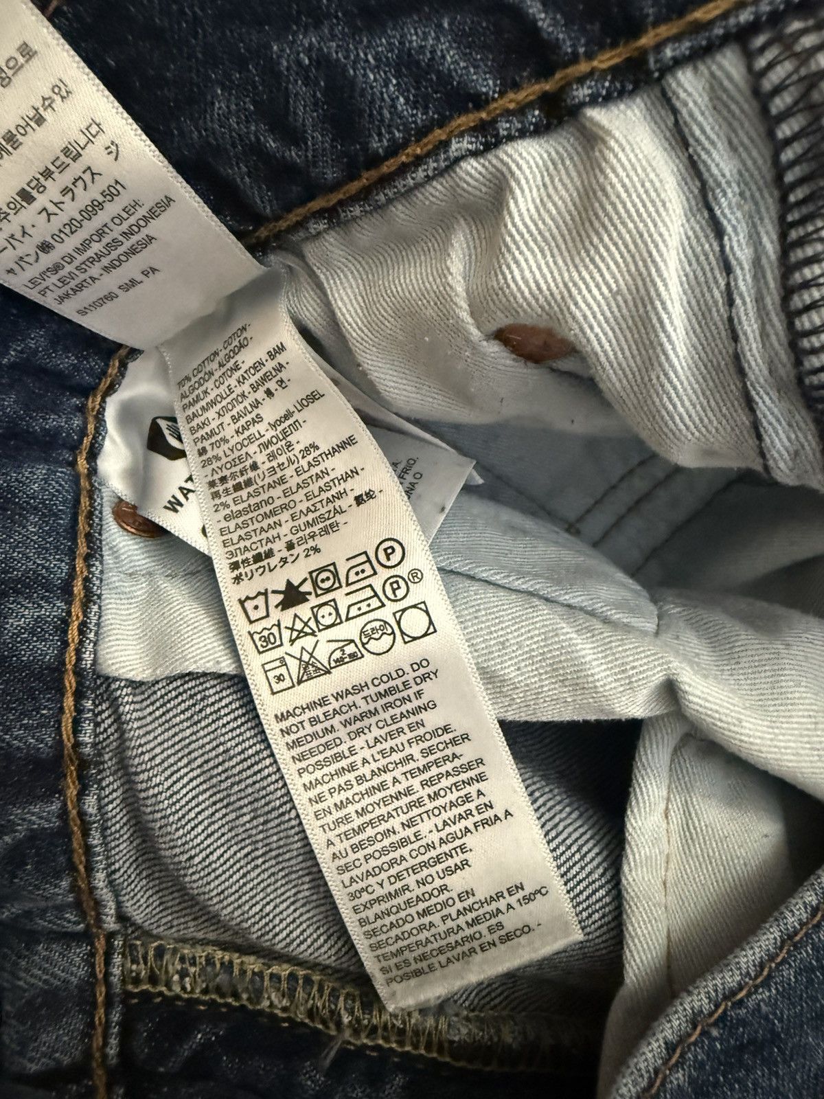 Levi's Vintage Levis 511 work denim Size US 33 - 5 Thumbnail