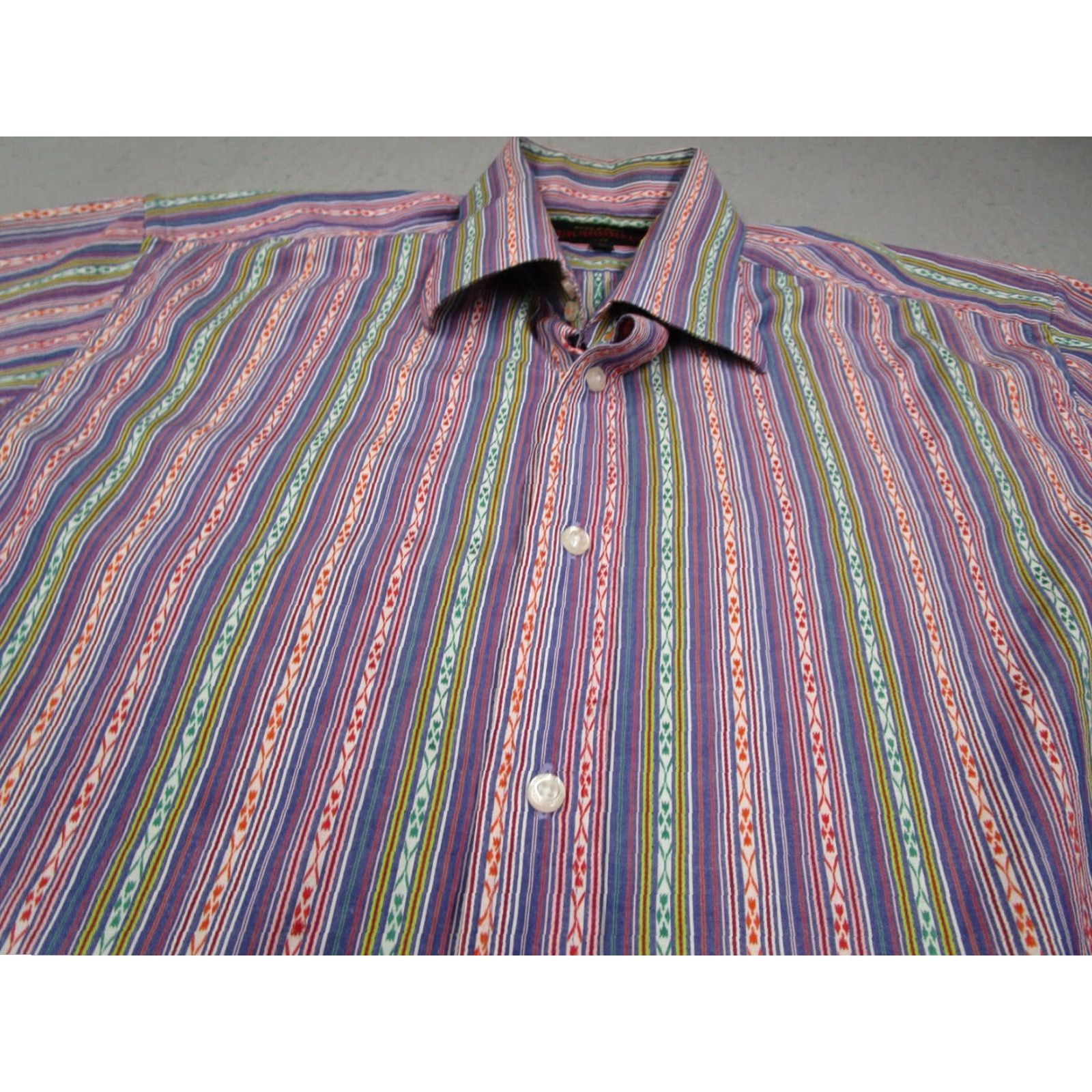 Vintage VINTAGE Dragonfly Shirt Mens Large Purple Rock n Roll Vision Button Up Long Sleeve Music Size US L / EU 52-54 / 3 - 2 Thumbnail