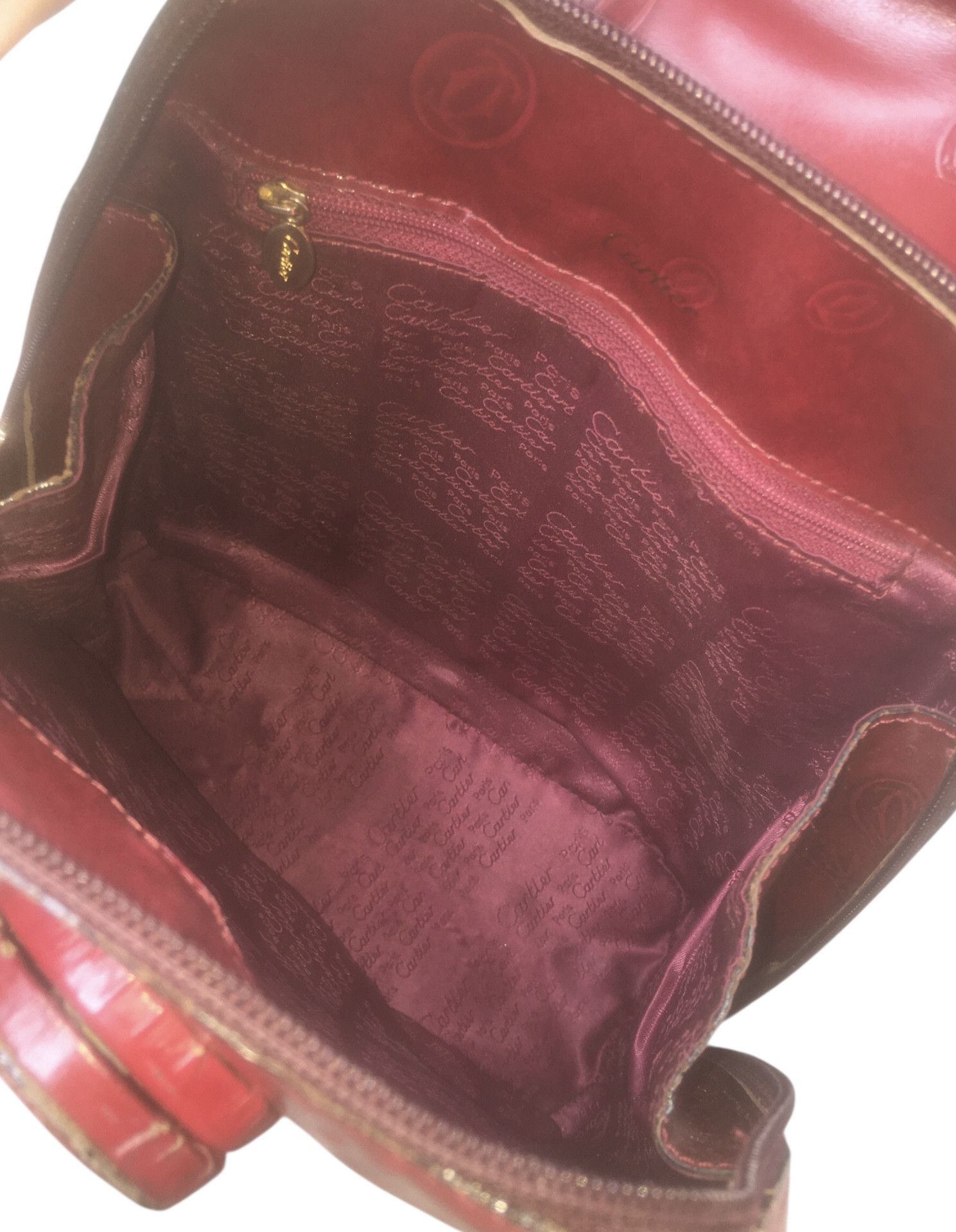 Cartier 💯Vintage CARTIER PARIS Happy Birthday Turnlock Backpack Size ONE SIZE - 5 Thumbnail