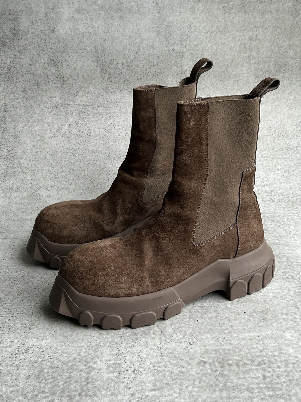Rick Owens Dust Beatle Bozo Tractor Boots - Footwear