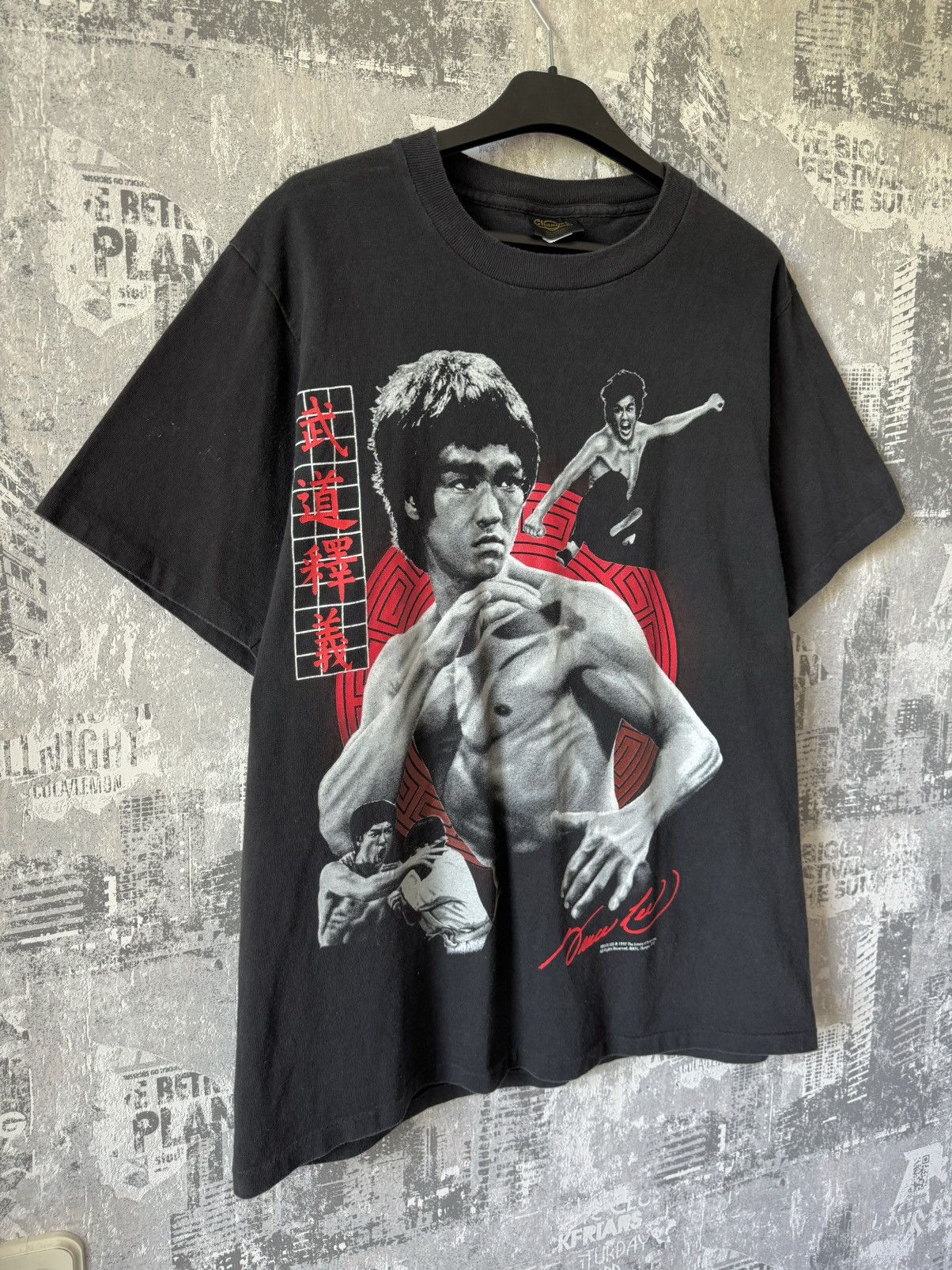 Band Tees Vintage 1997 Bruce Lee Movie T-Shirt Size US L / EU 52-54 / 3 - 3 Thumbnail