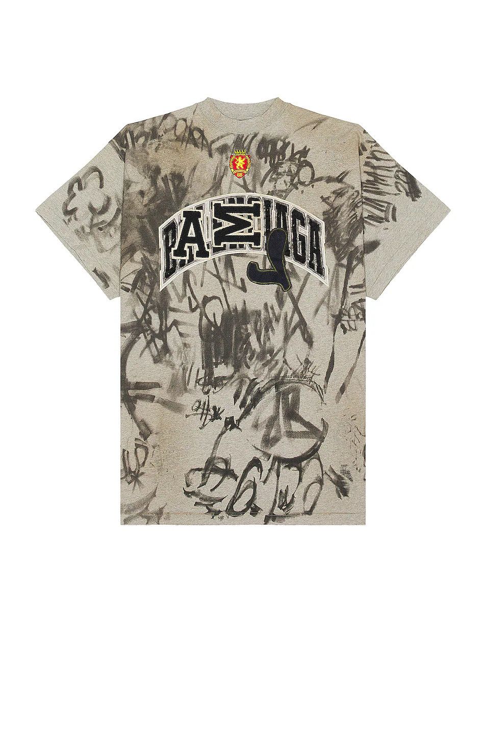 Balenciaga o1bcso1str0425 Skater T- Shirt Oversized in Multicolor Size US L / EU 52-54 / 3 - 1 Thumbnail