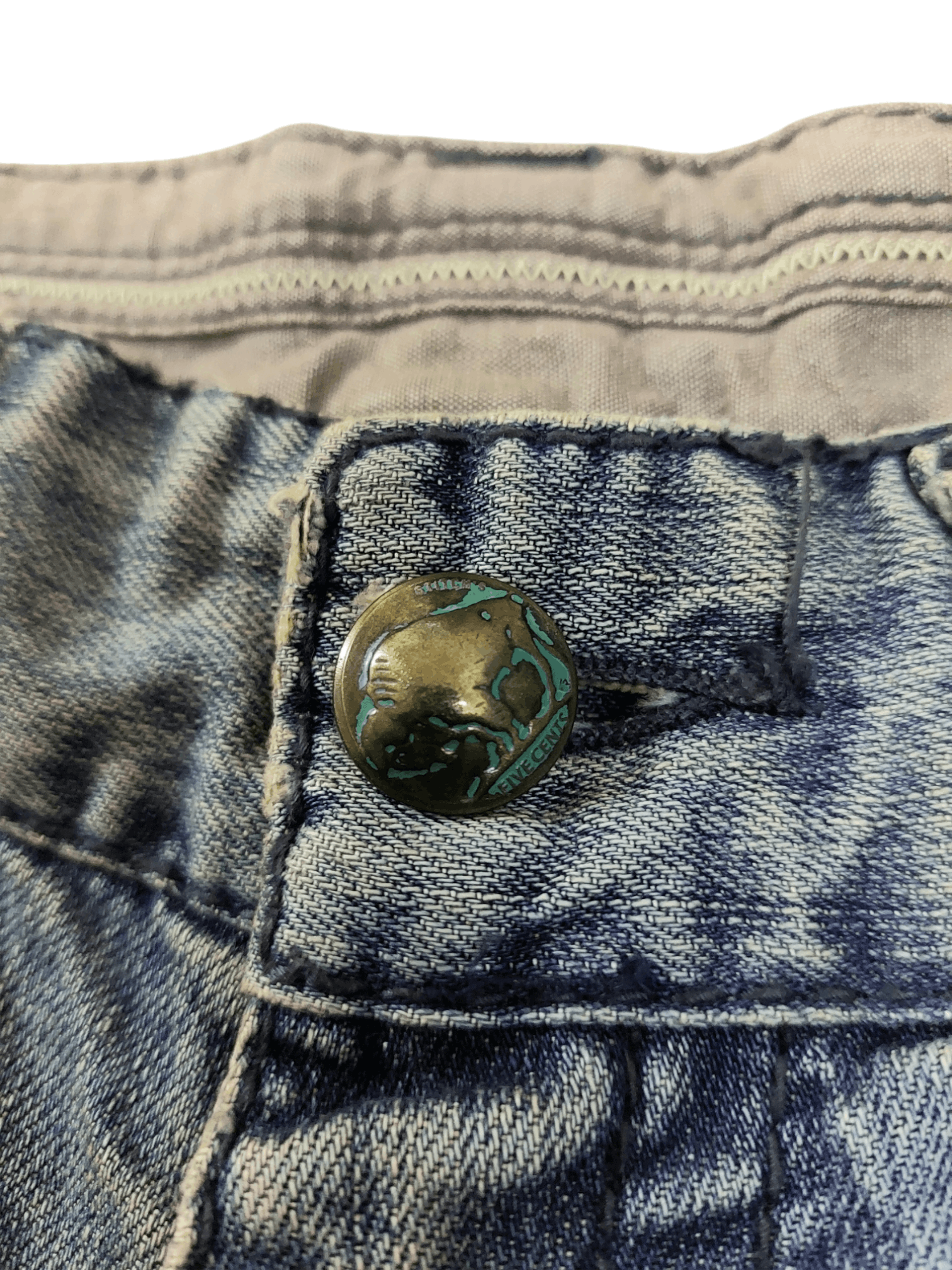 14th Addiction Stitch's Flare Distressed Denim Size US 29 - 10 Thumbnail