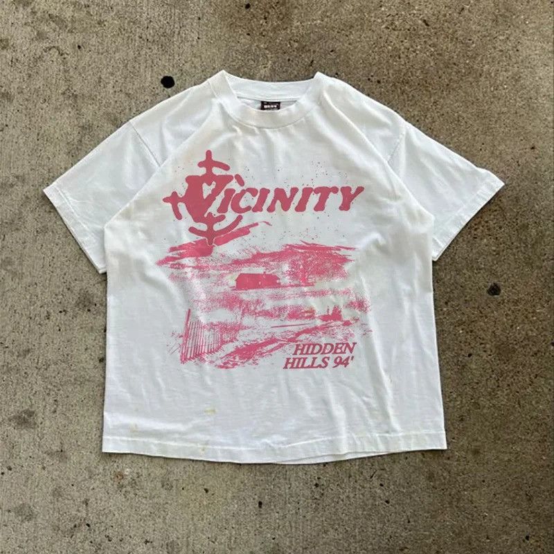 Designer × Vintage Streetwear Harajuku Aesthetic T-Shirt Summer 2025 Size US L / EU 52-54 / 3 - 1 Preview