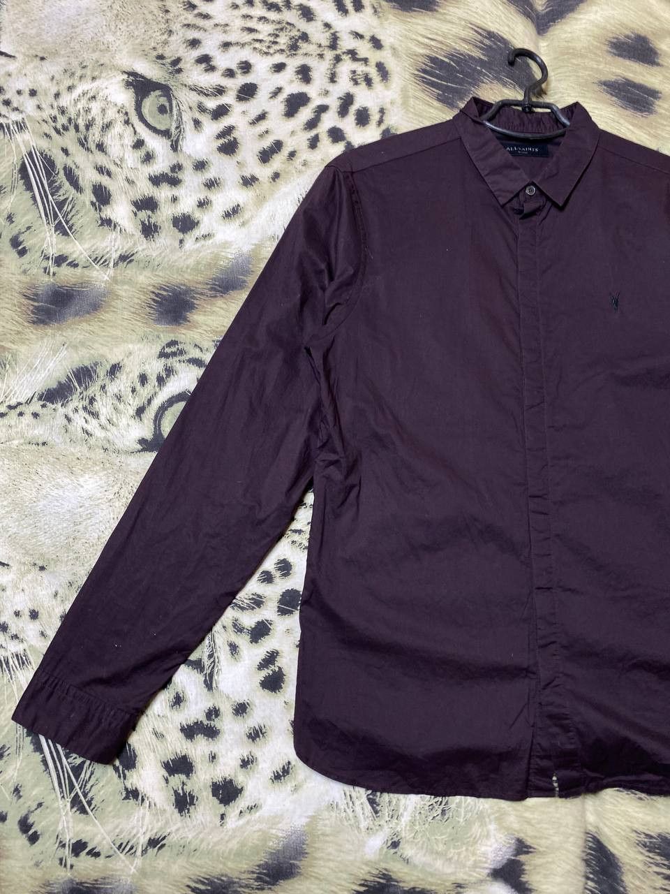 Allsaints × Vintage Allsaints luxury streetwear shirt long sleeve Size US L / EU 52-54 / 3 - 6 Thumbnail