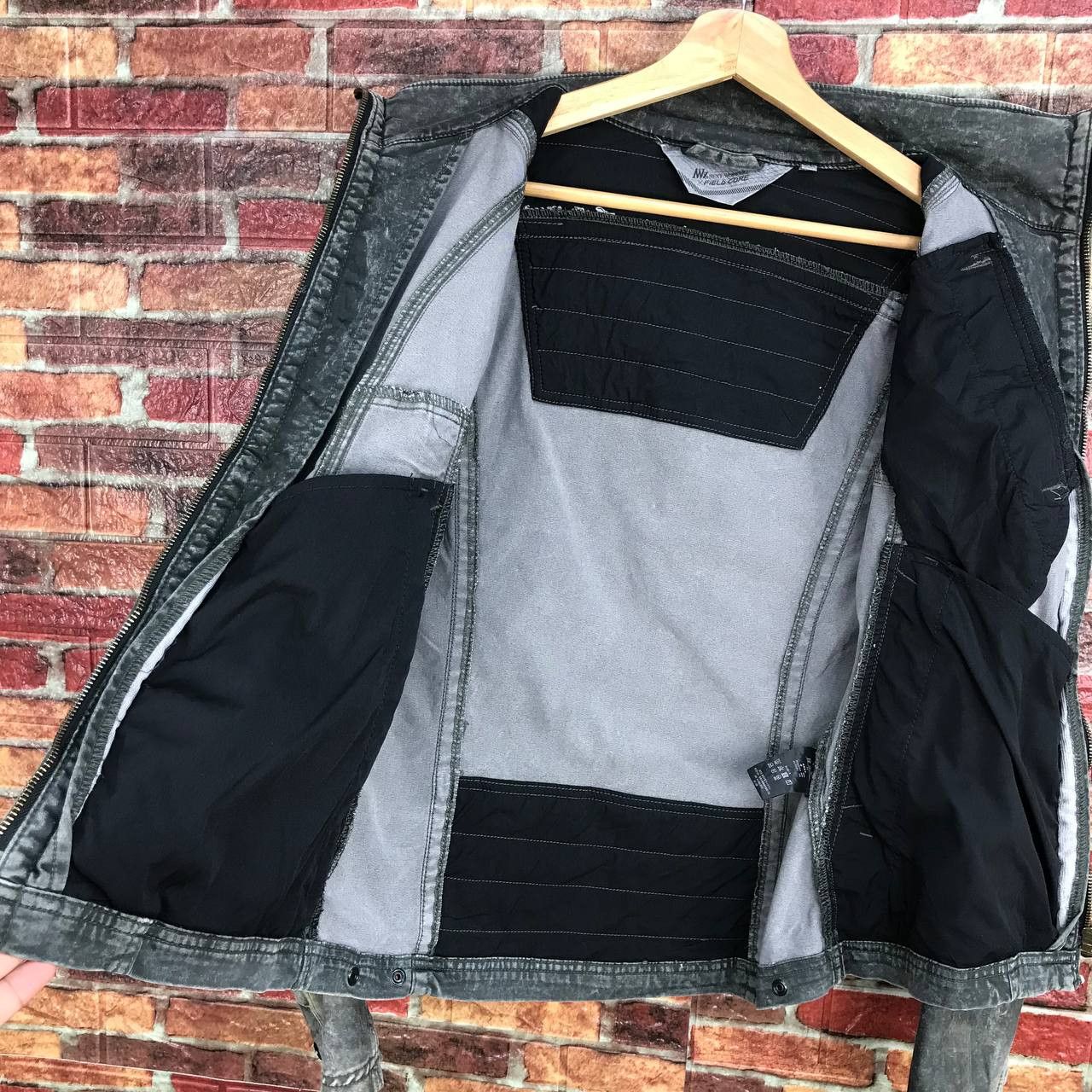 Japanese Brand JAPANESE FIELDCORE X NWZ WORKERS DISTRESSED BIKER JACKET Size US L / EU 52-54 / 3 - 12 Thumbnail