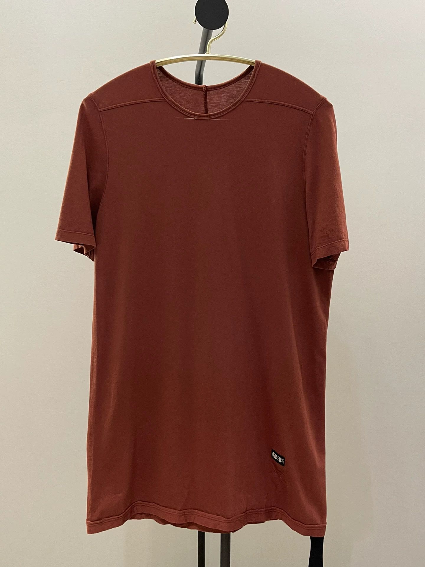 Rick Owens rick owens new cotton t-shirt in red Size US M / EU 48-50 / 2 - 1 Thumbnail