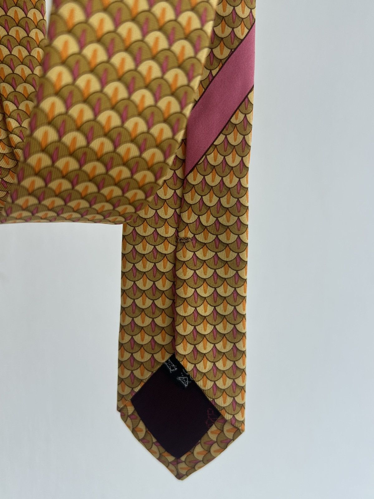 Salvatore Ferragamo Salvatore Ferragamo Vintage Tie Gold Size ONE SIZE - 4 Thumbnail