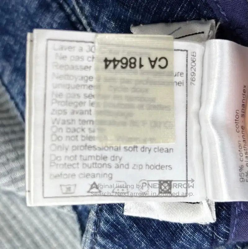 Chanel Chanel Blue Cotton Women's Skirt . Size 28" / US 6 / IT 42 - 4 Thumbnail