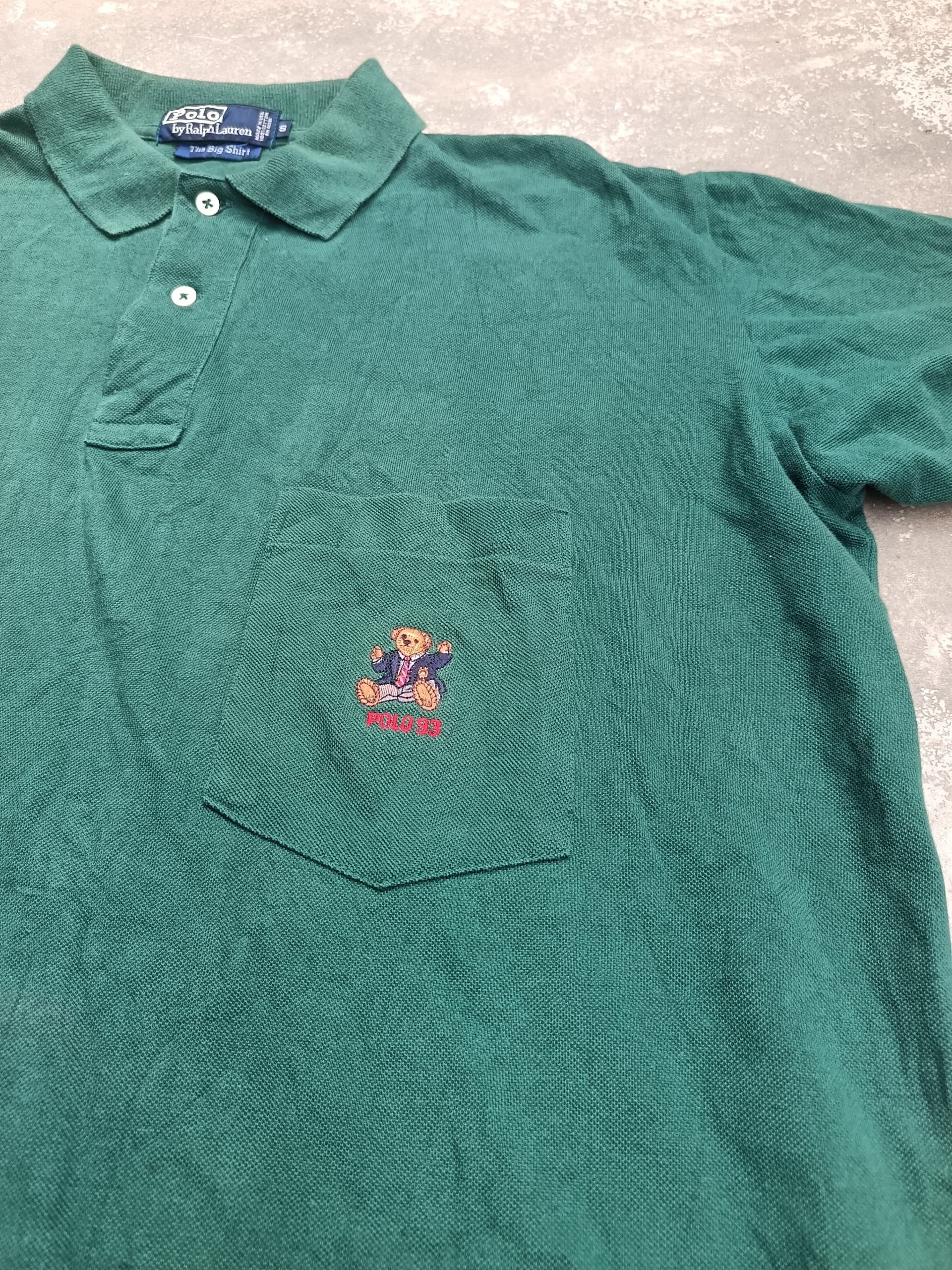 Polo Ralph Lauren × Ralph Lauren Vintage 90s Ralph Lauren polo 93 bear polo shirt Size US XL / EU 56 / 4 - 3 Thumbnail