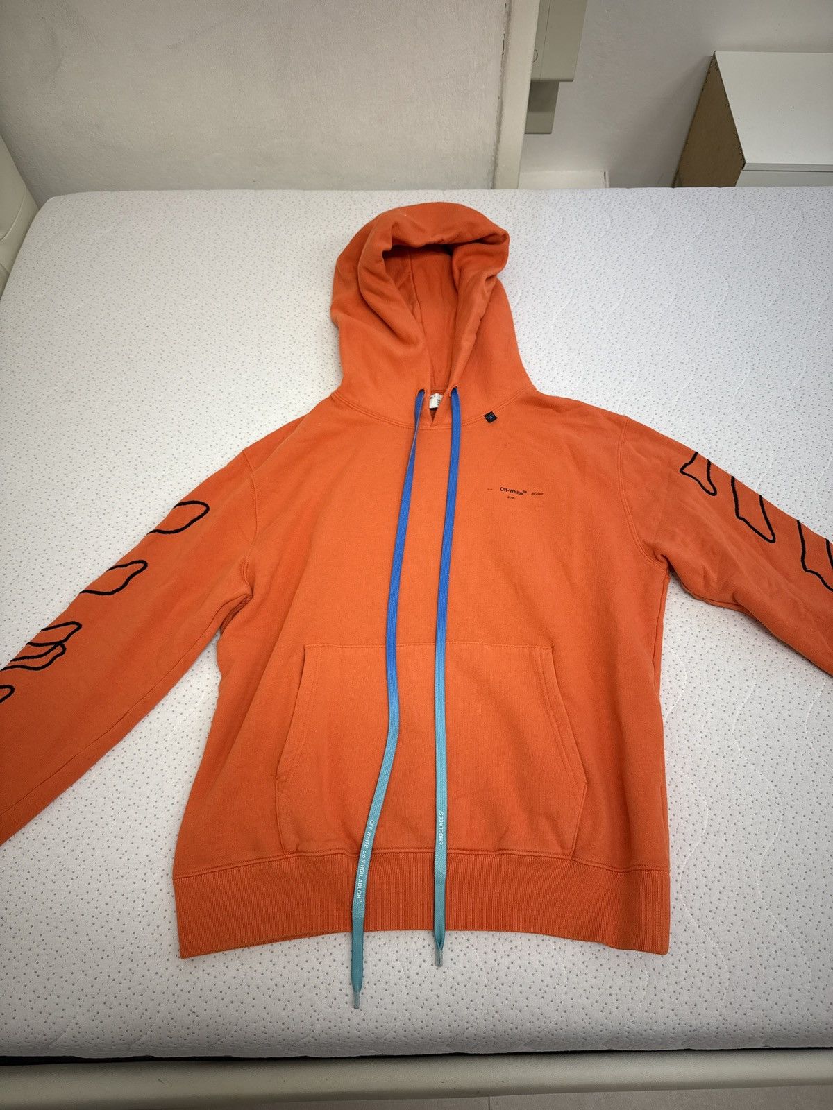 Off-White Felpa Off-White Orange "Abstract Arrows" – Originale – Size US L / EU 52-54 / 3 - 1 Thumbnail