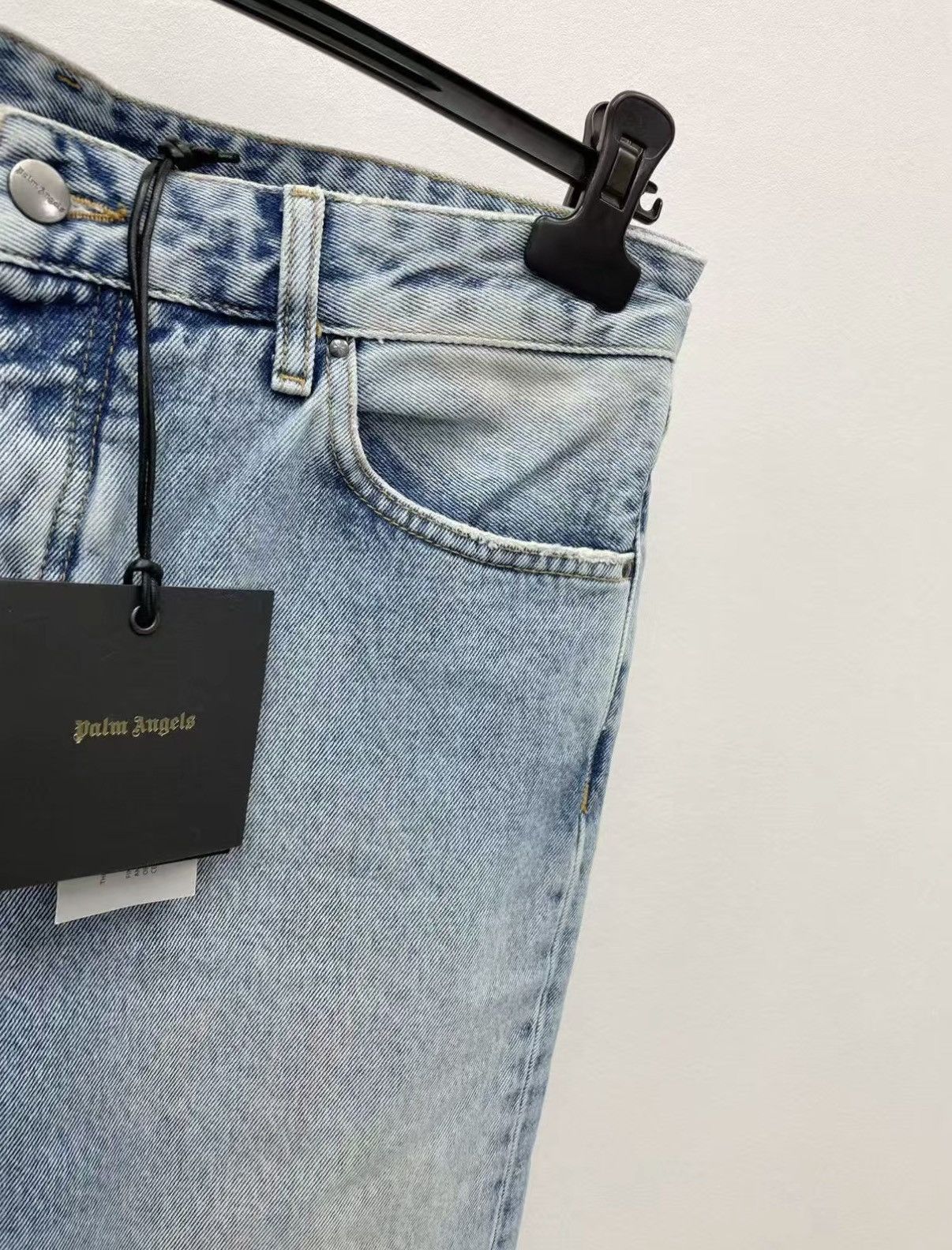 Palm Angels PALM ANGELS 100% Cotton Washed Jeans J30 Size US 30 / EU 46 - 5 Thumbnail