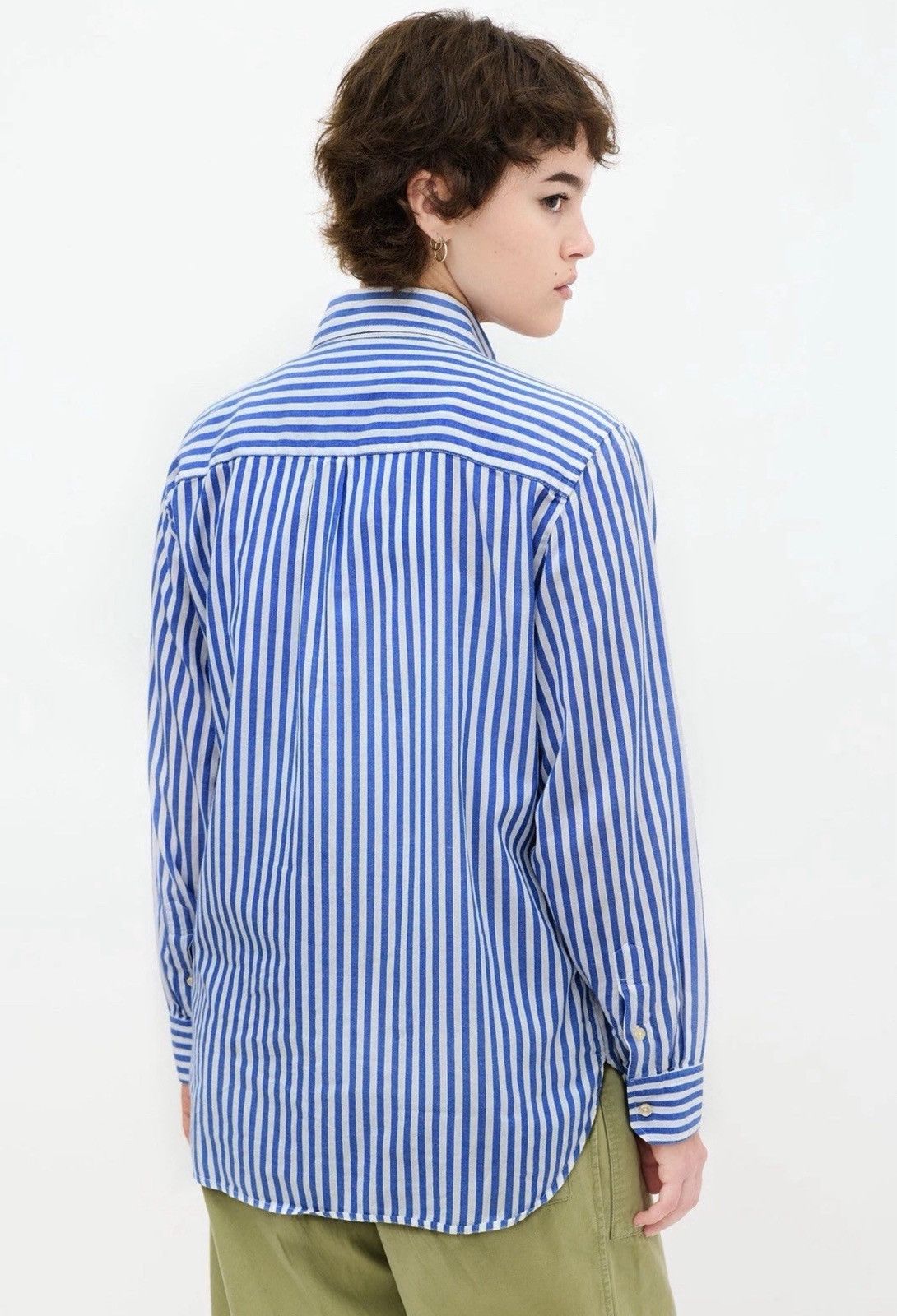 Isabel Marant Isabel Marant Long Sleeve Buttons Shirt Blue & White Striped Size XS / US 0-2 / IT 36-38 - 4 Thumbnail