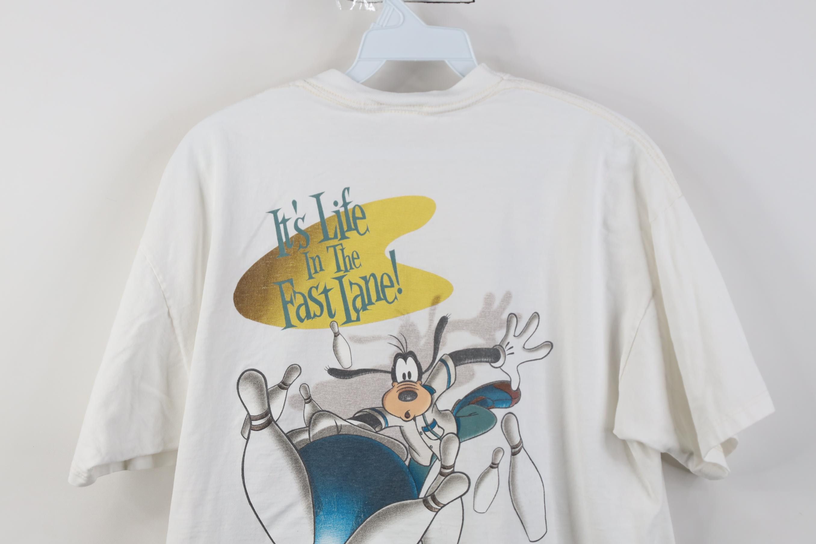Disney Vintage 90s Walt Disney World King Pin Bowling T-Shirt USA Size US M / EU 48-50 / 2 - 14 Thumbnail