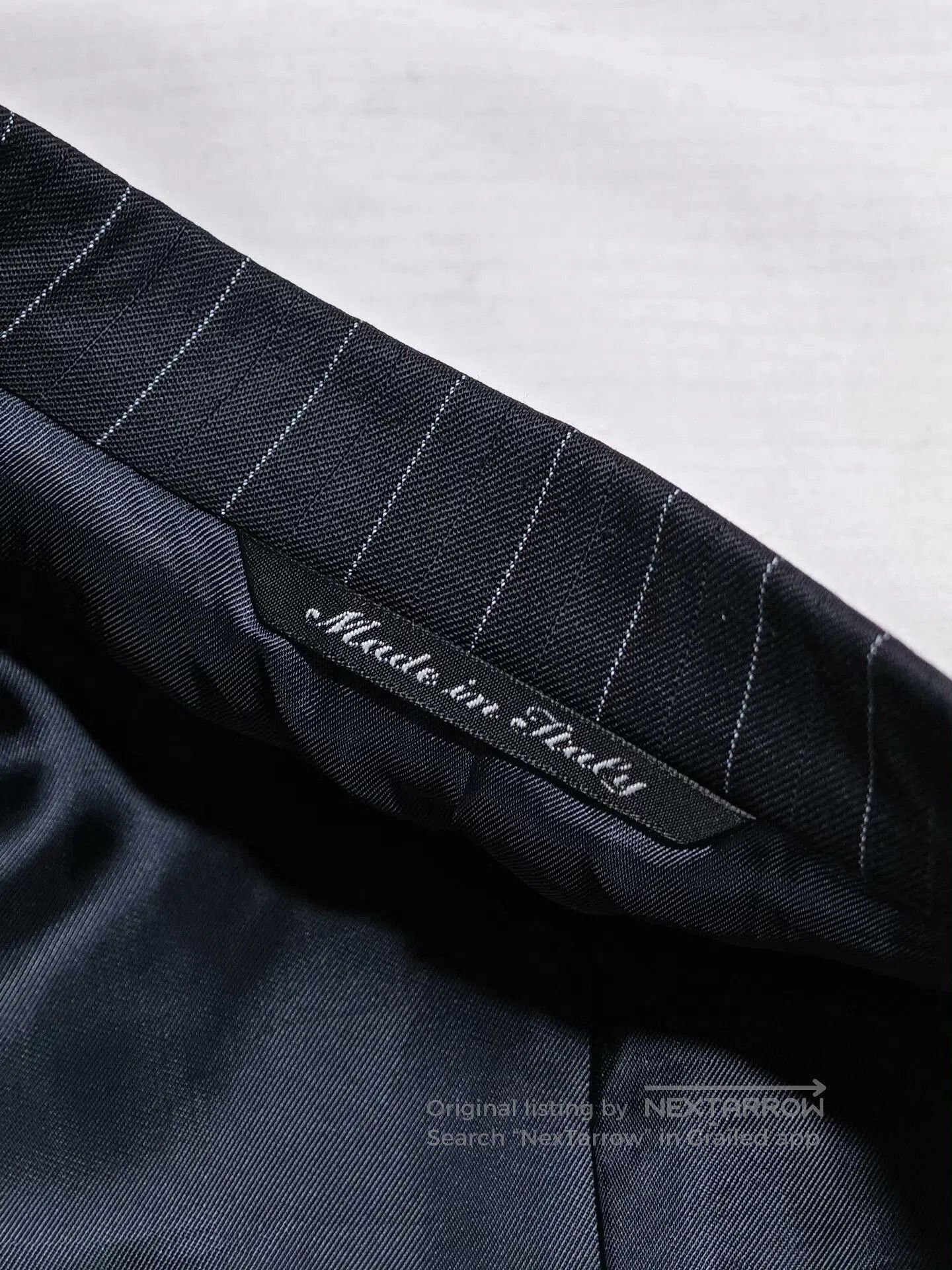Canali Italian Wool Blazer with Pinstripes. Size US M / EU 48-50 / 2 - 9 Thumbnail