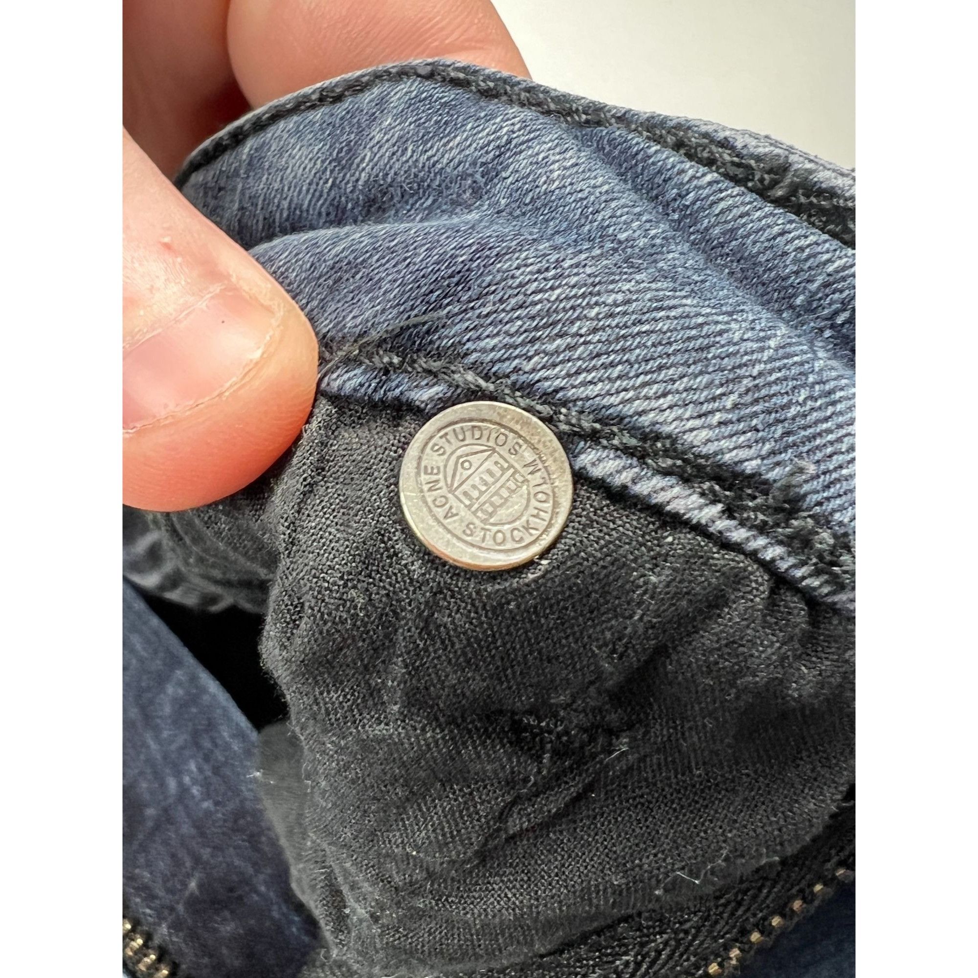 Acne Studios Acne Studios Skin 5 Deep Skinny Denim Jeans Pants (Y0843) Size 28" / US 6 / IT 42 - 6 Thumbnail