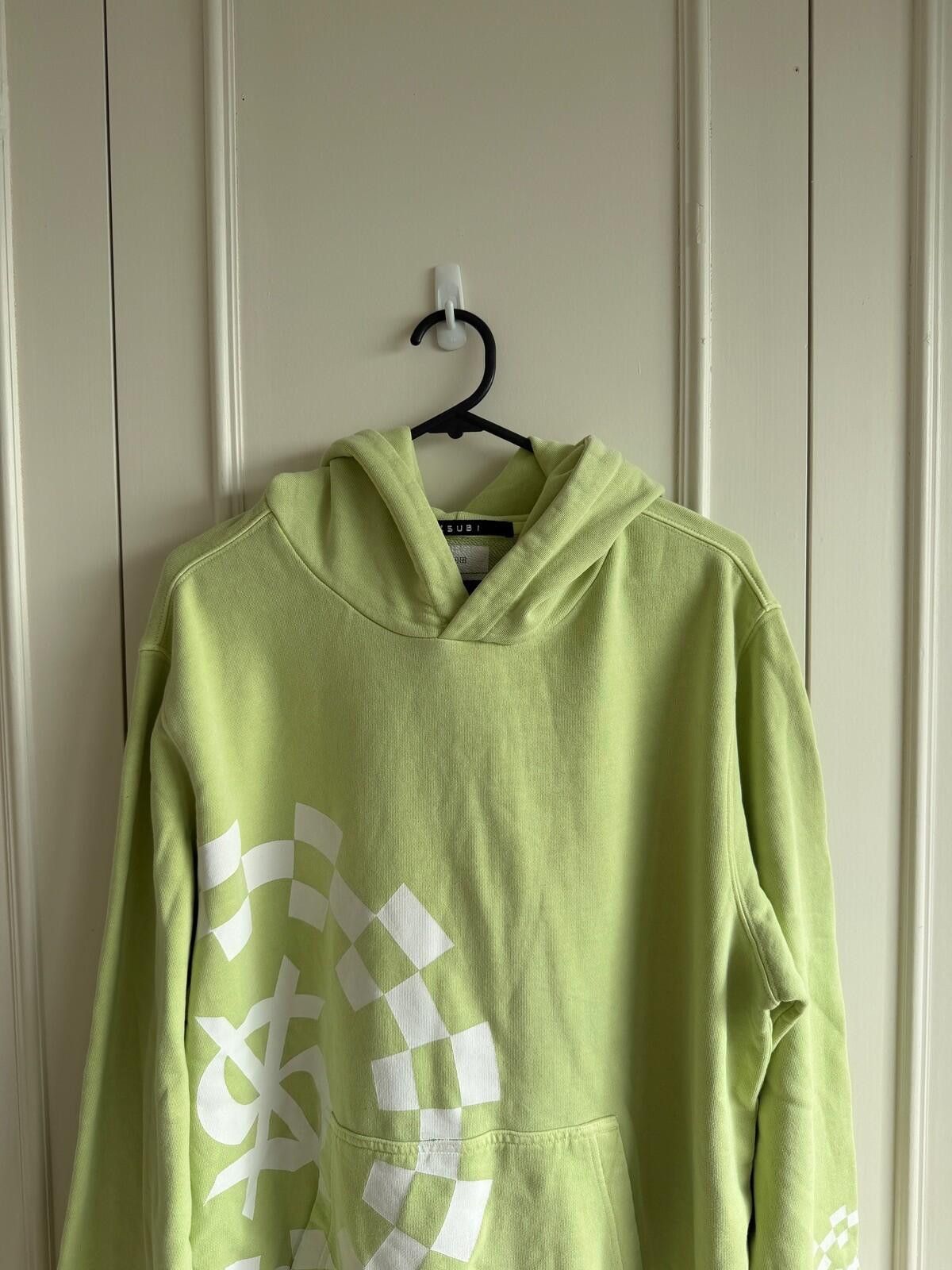 Ksubi new Ksubi mens team kash hoodie lime green medium m Size US M / EU 48-50 / 2 - 2 Thumbnail