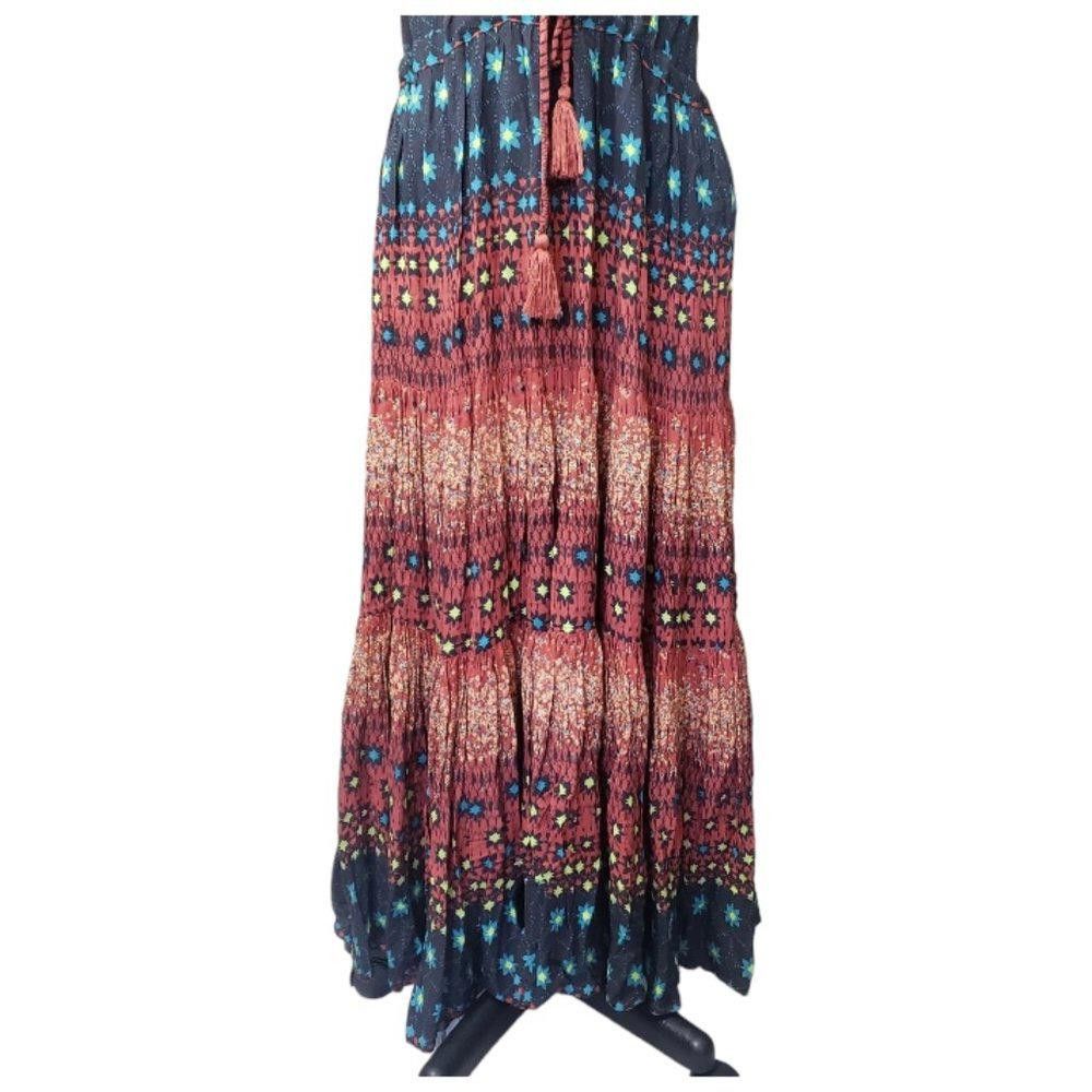 Free People CT1746 Free People Smocked Maxi Dress M Size M / US 6-8 / IT 42-44 - 3 Thumbnail