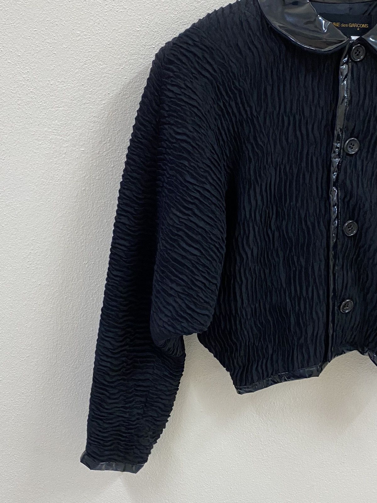 Comme des Garcons AD Winter 1991 Comme Des Garcons Pleating Croptop Jacket Size S / US 4 / IT 40 - 4 Thumbnail