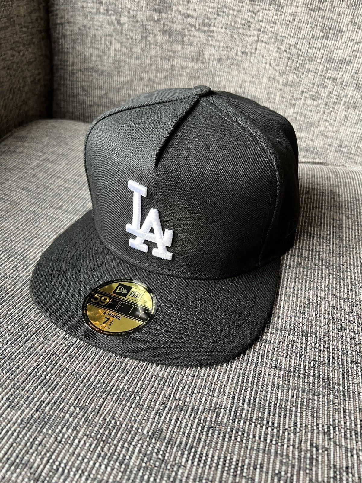 Stussy × ニューエラ　LAロゴ　ブラック　7 1/4 New Era × Stussy Stussy X New Era Hat with LA write in stussy font