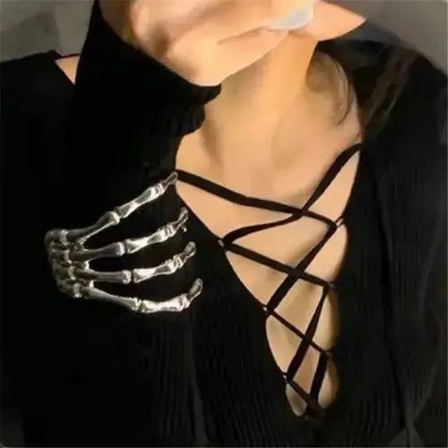 Japanese Brand × Jewelry Skull Hand Bangles Size ONE SIZE - 2 Thumbnail
