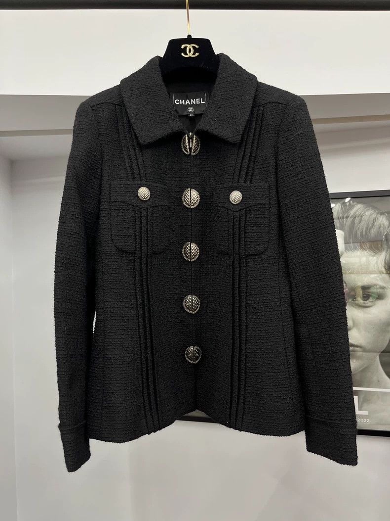 Chanel Chanel Cuban series black zipper jacket Size XS / US 0-2 / IT 36-38 - 1 Thumbnail