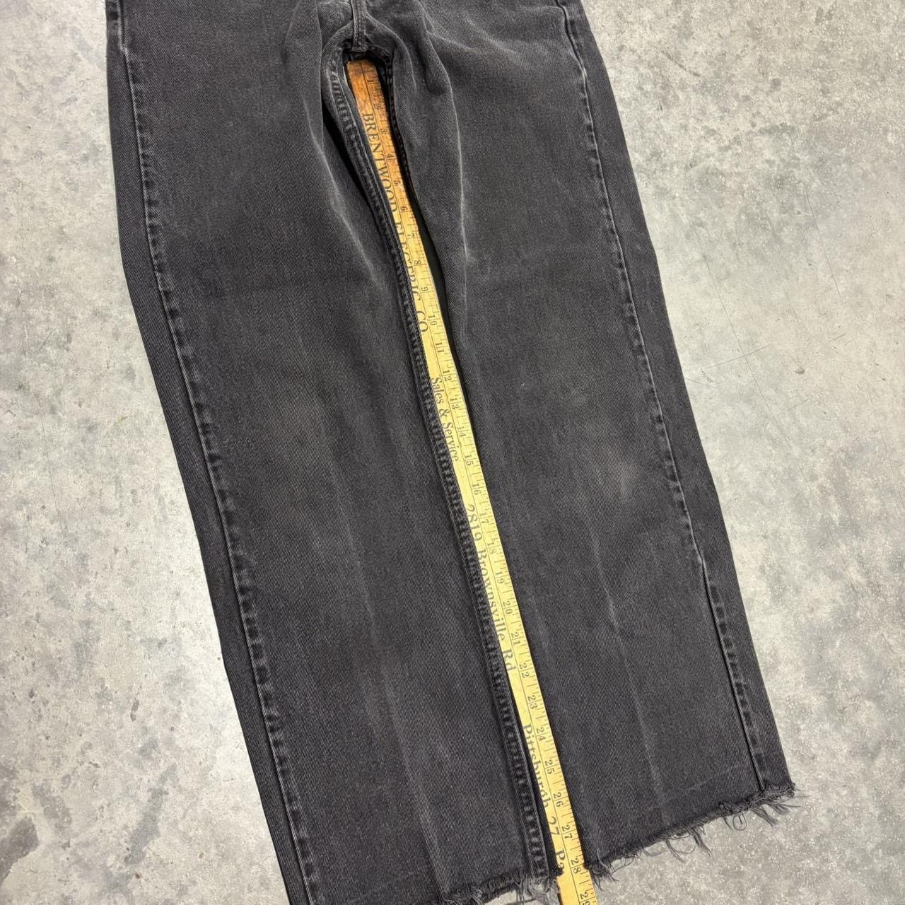 Levi's Vintage Levi's 505 Black Jeans Distressed Size US 30 / EU 46 - 8 Thumbnail