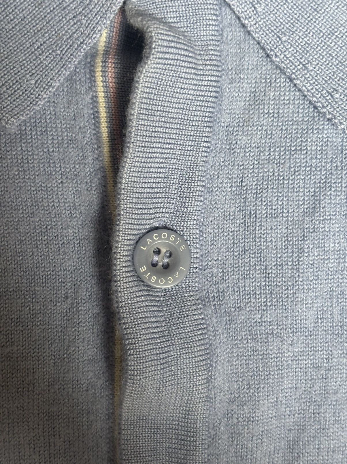 Lacoste Light blue cardigan button jacket Lacoste size S Size S / US 4 / IT 40 - 7 Thumbnail