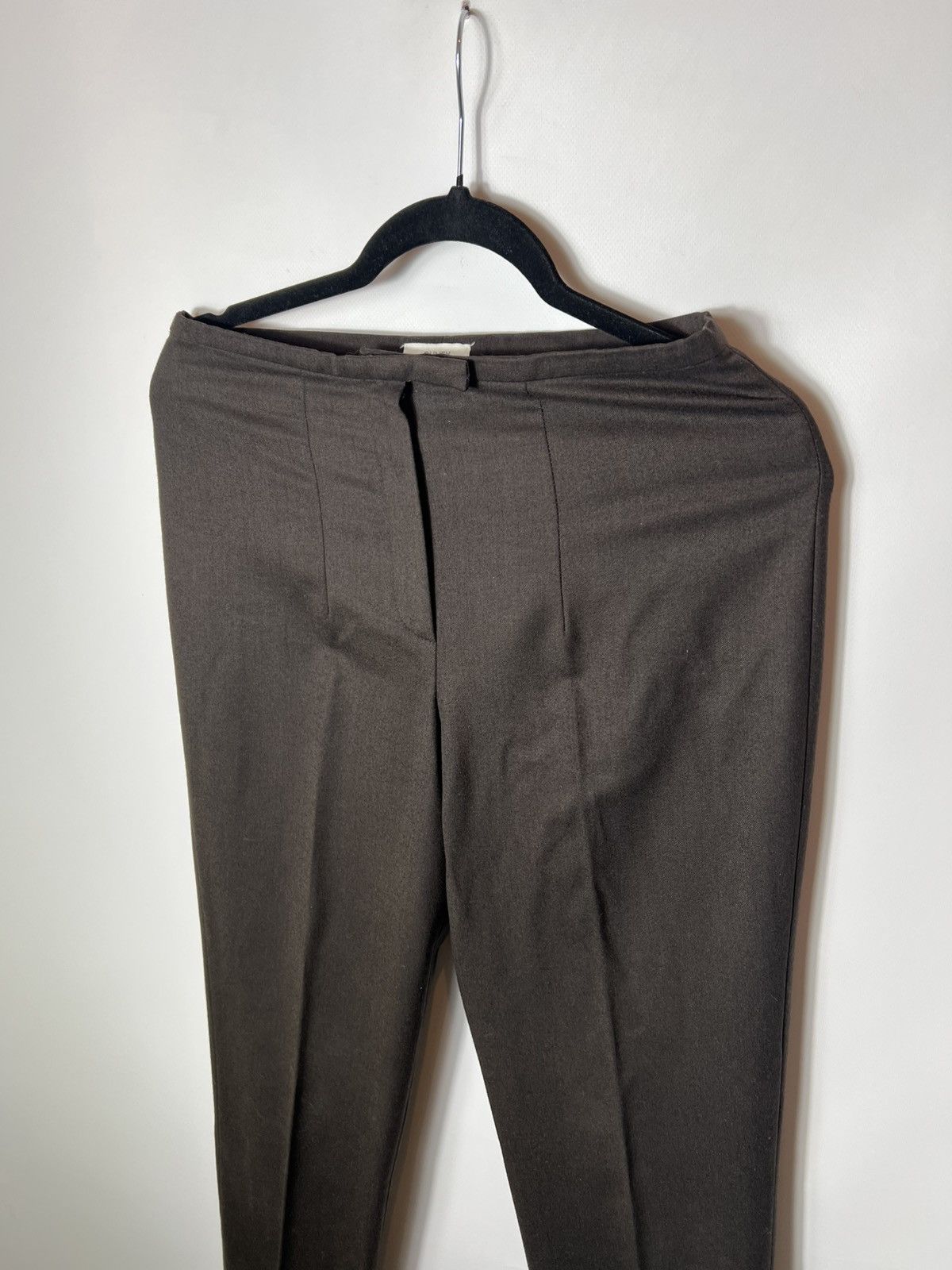 Vintage Vintage Gunex By Brunello Cucinelli Lana Wool Brown Pants Size 28" / US 6 / IT 42 - 2 Thumbnail