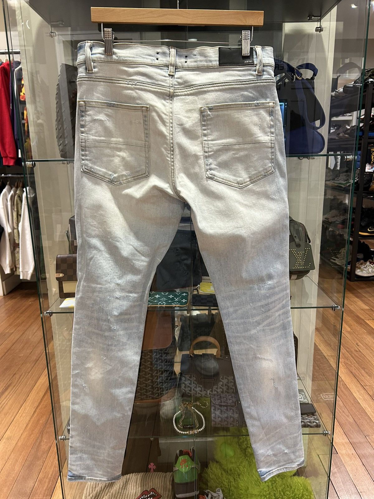 Amiri Amiri MX-1 Zebra Patch Denim Jeans Size US 34 / EU 50 - 2 Thumbnail