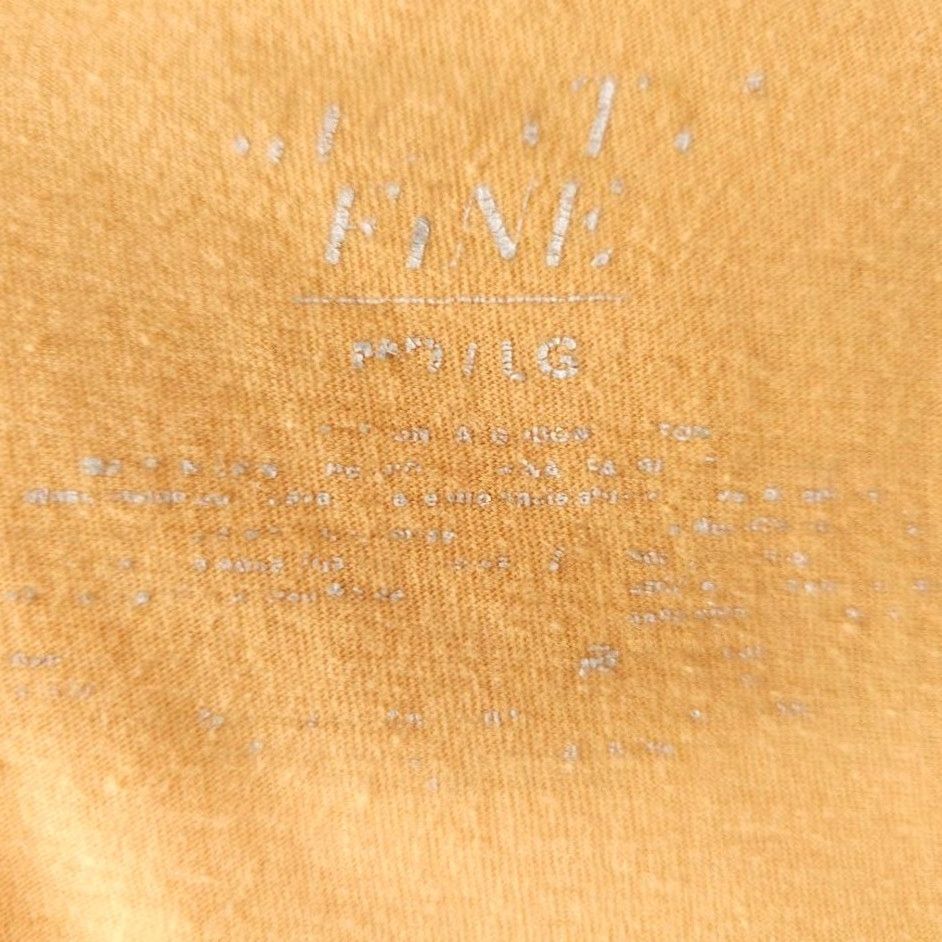 Vintage Mighty Fine Sun Celestial T Shirt Mens Large Orange Stars Shirt Men Size US L / EU 52-54 / 3 - 6 Thumbnail