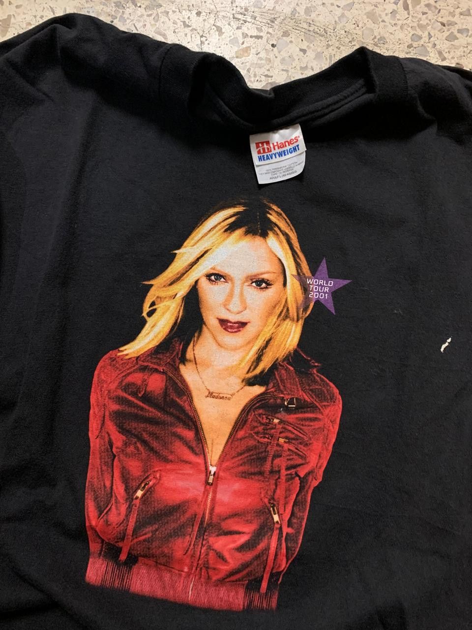 Vintage Madonna 2001 Tour Tee Size US L / EU 52-54 / 3 - 3 Thumbnail