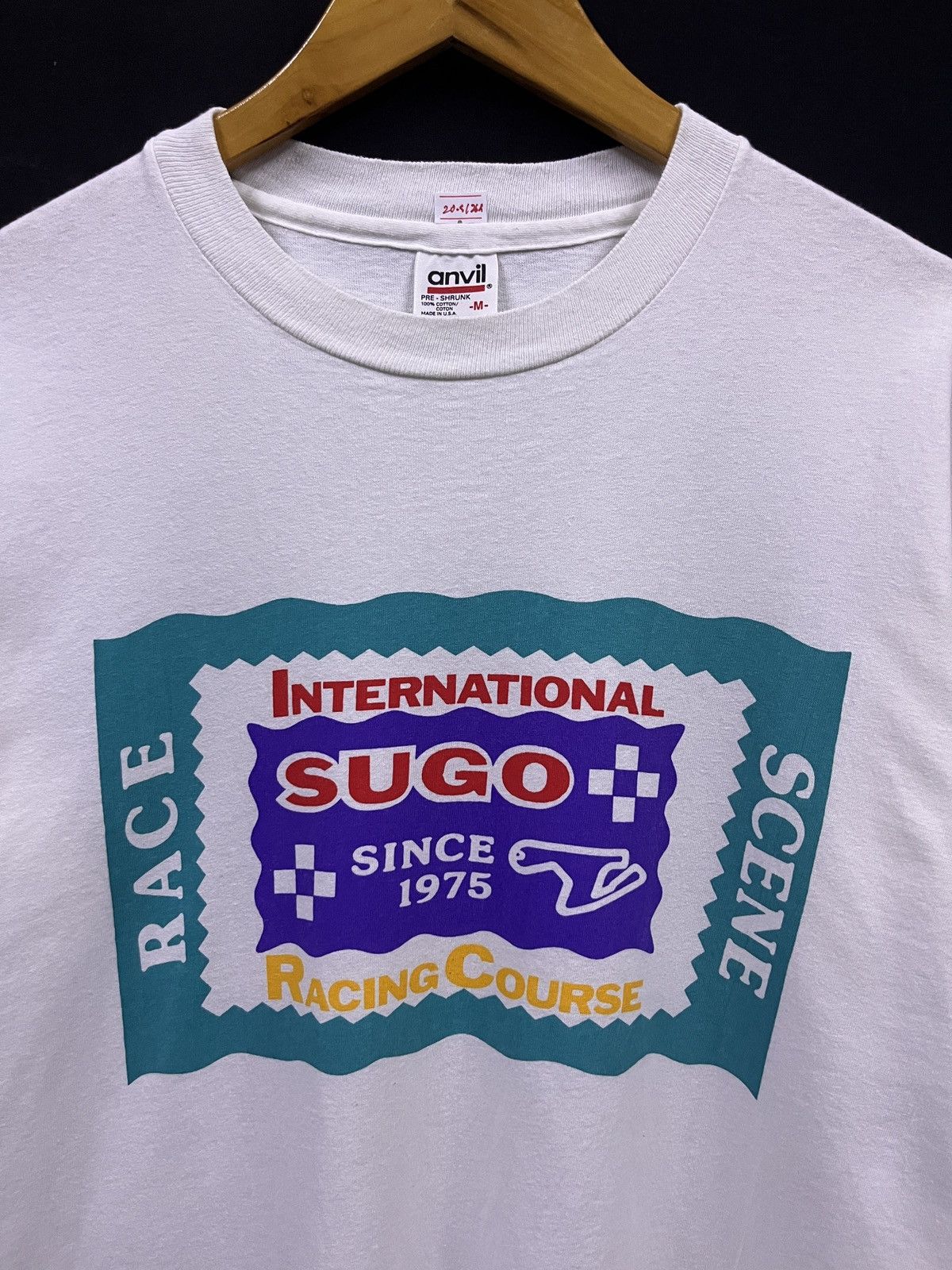 Vintage VINTAGE 90s SUGO RACING COURSE RACE SCENE TSHIRT Size US M / EU 48-50 / 2 - 3 Thumbnail