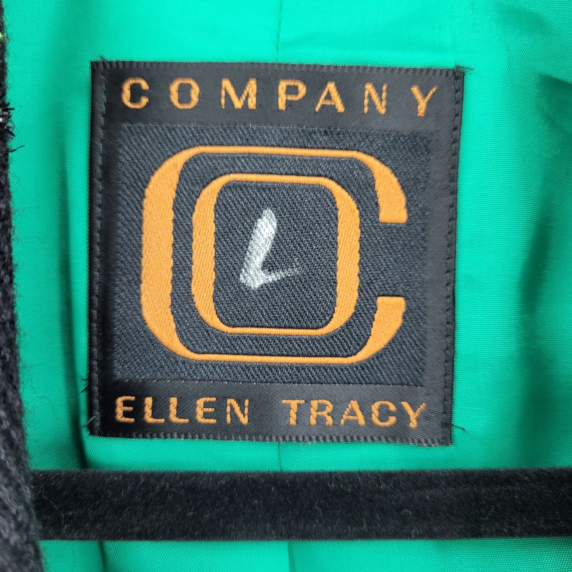 Ellen Tracy Vtg 90's Wool Plaid Boyfriend Blazer Sz 4 Blue Green Cluele Size S / US 4 / IT 40 - 2 Thumbnail