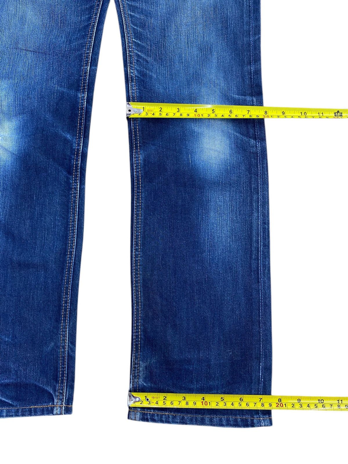 Edwin Vintage Edwin 503 Faded Dark Wash Style Straight Cut Jeans Size US 30 / EU 46 - 7 Thumbnail