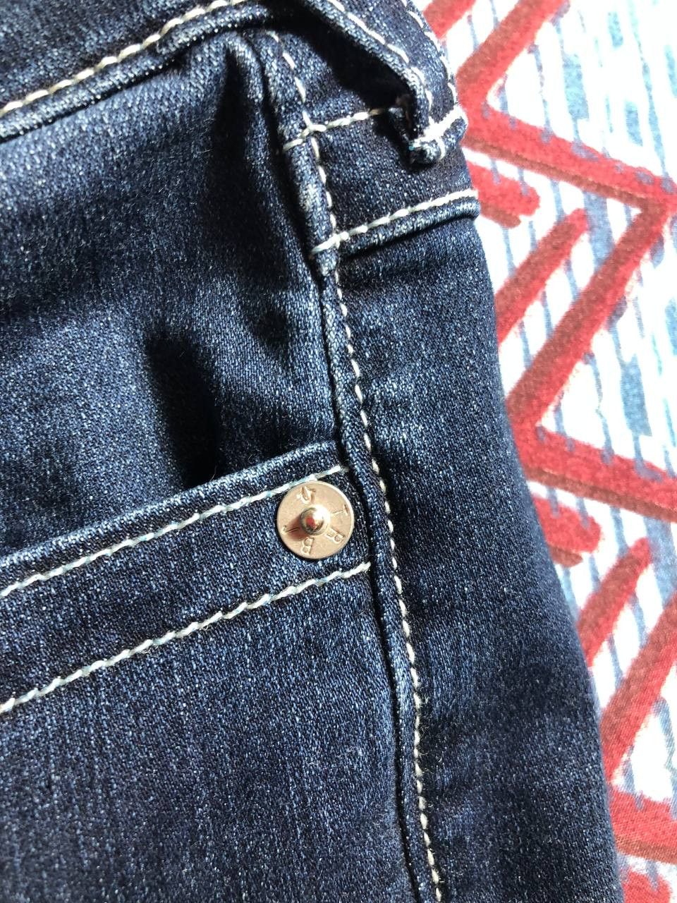 Japanese Brand × True Religion Crazy Crash Dirty Baggy Faded Jean Japan Avant Garde Style Size US 31 - 7 Thumbnail