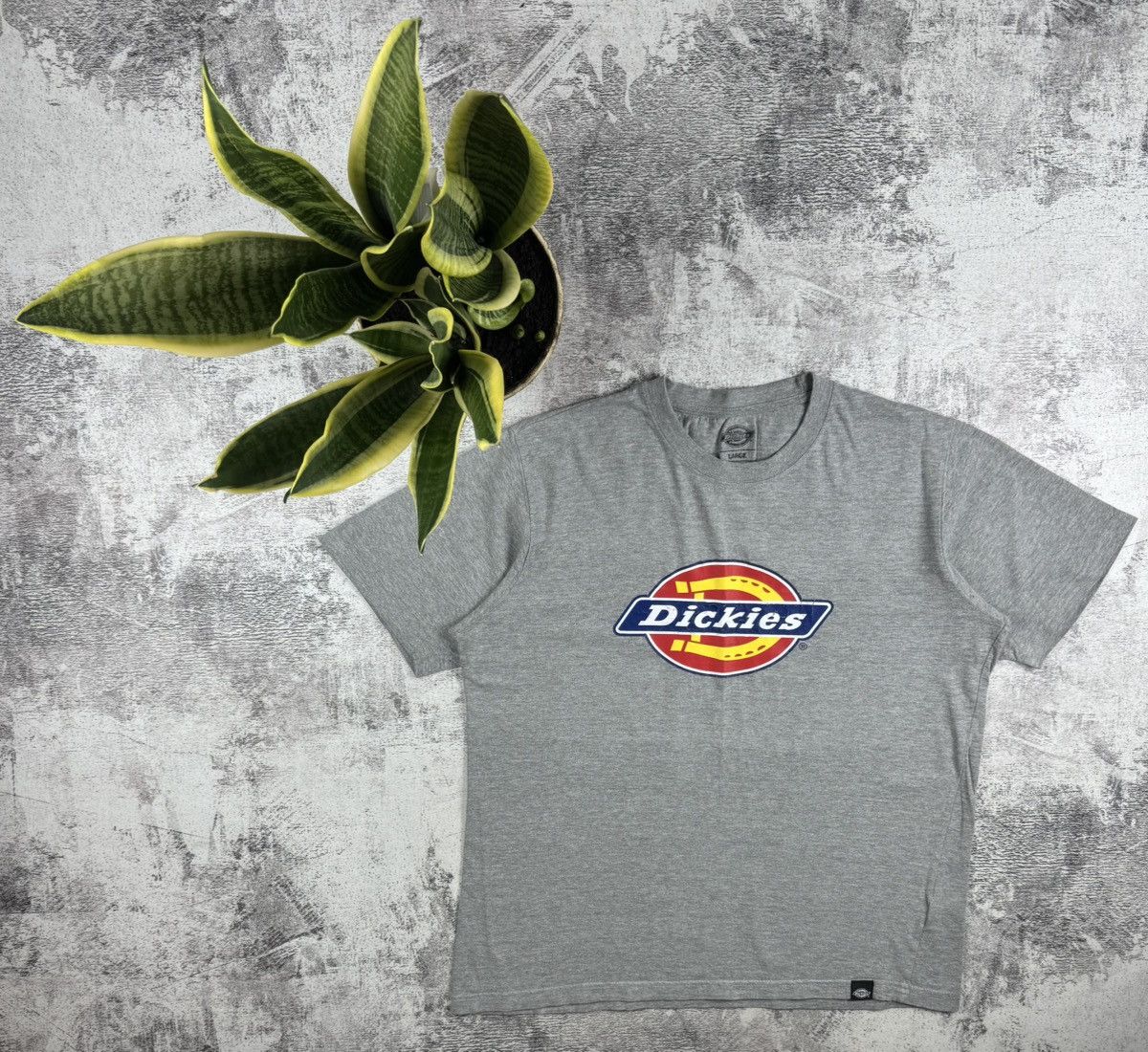 Dickies Vintage 90S Dickies Large Skate Rap Gray Merch Jersey Hip Hop USA Tee T Shirt Size US L / EU 52-54 / 3 - 1 Thumbnail