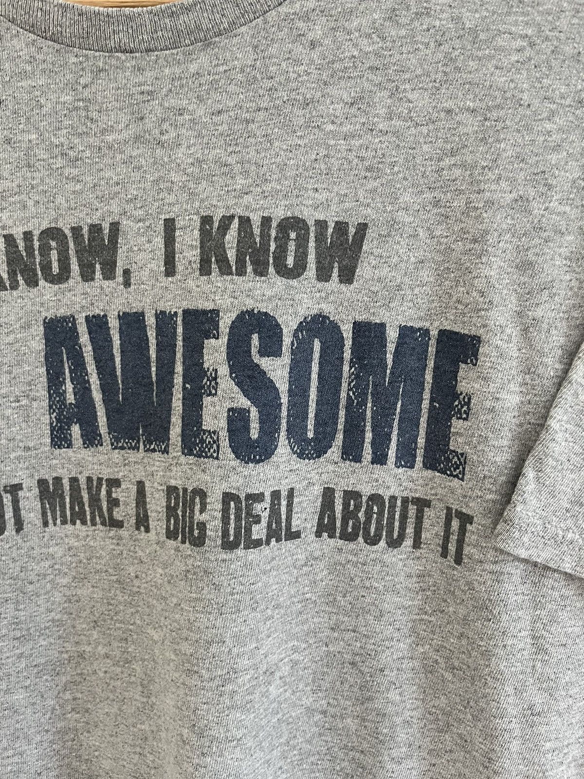 Vintage VINTAGE Y2K ADULT “I’M AWESOME” DELTA T-SHIRT Size US L / EU 52-54 / 3 - 4 Thumbnail