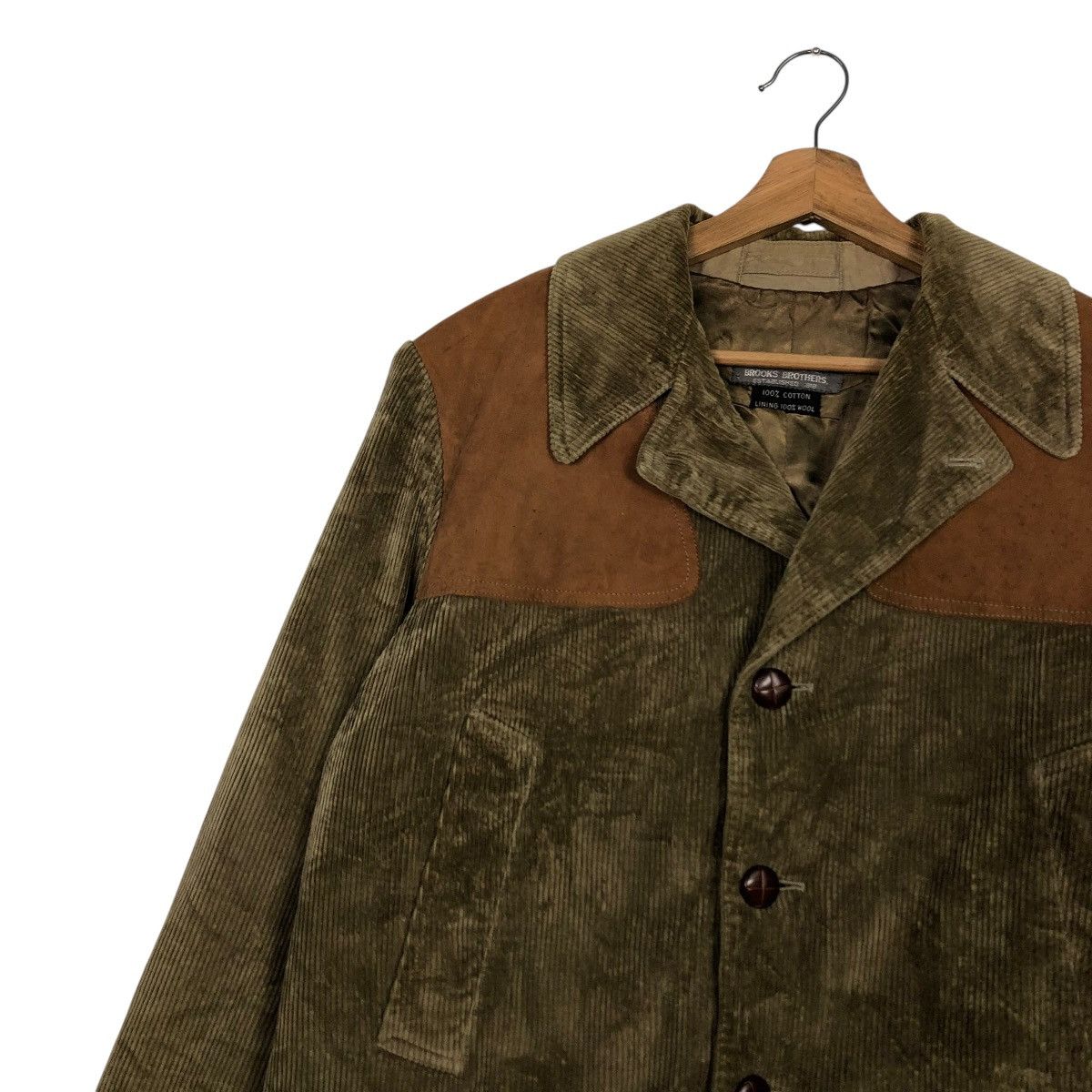 Brooks Brothers 🔥VINTAGE CORDUROY WORK JACKET BROOKS BROTHER MADE IN ENGLAND Size US M / EU 48-50 / 2 - 9 Thumbnail