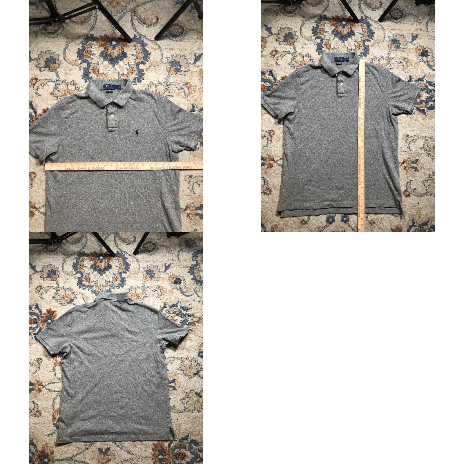 Polo Ralph Lauren Polo Ralph Lauren Polo Shirt Mens M Heather Gray Classic Fit Short Sleeve Size US M / EU 48-50 / 2 - 8 Thumbnail