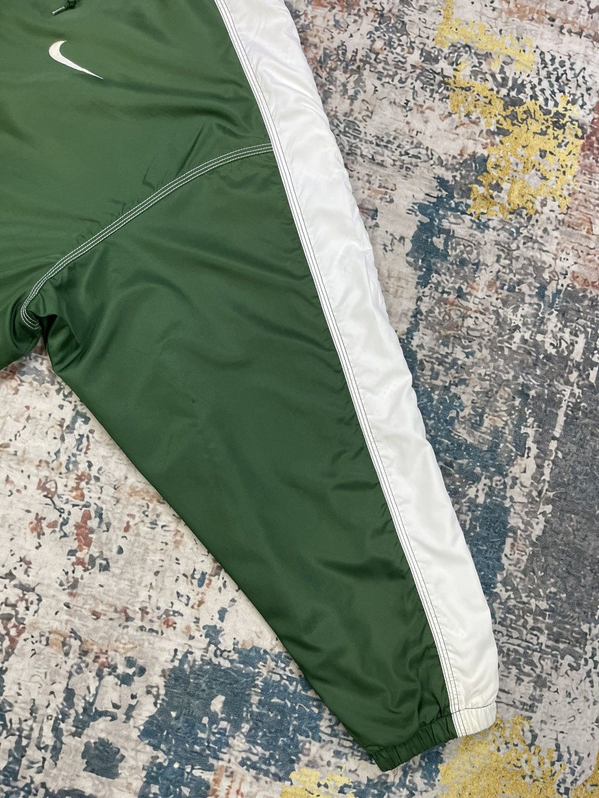 Nike Vtg 90s Nike Half Zipper Swoosh Hooded Windbreakers Size US XL / EU 56 / 4 - 7 Thumbnail