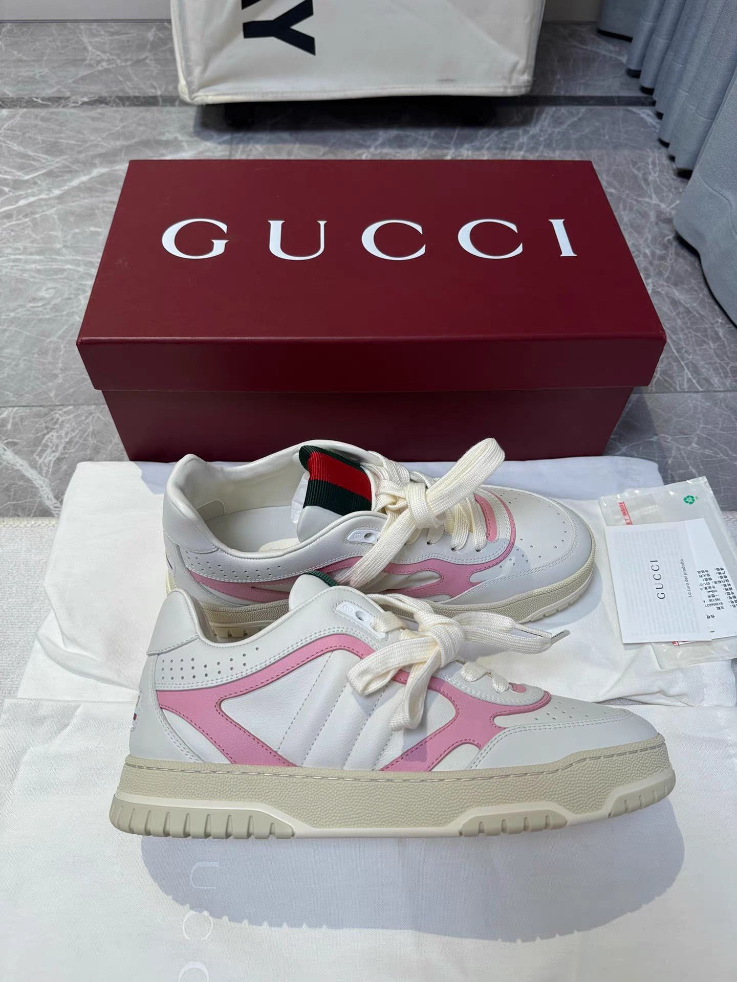 Gucci Gucci Reweb Colorblock Sneakers K6 Size US 9 / IT 39 - 3 Thumbnail